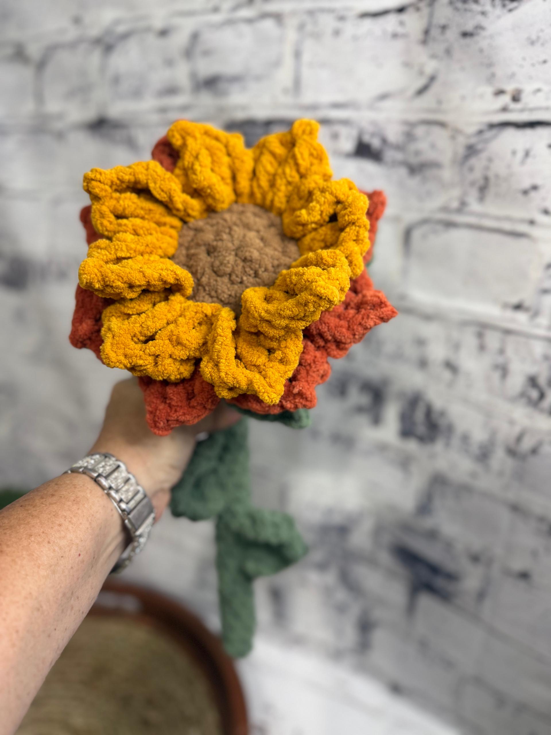 Handmade Crochet Flower – Plush Floral Arrangement – Forever Flowers – Cozy Home Decor – Unique Gift for Her - Bouquet thumbnail 13
