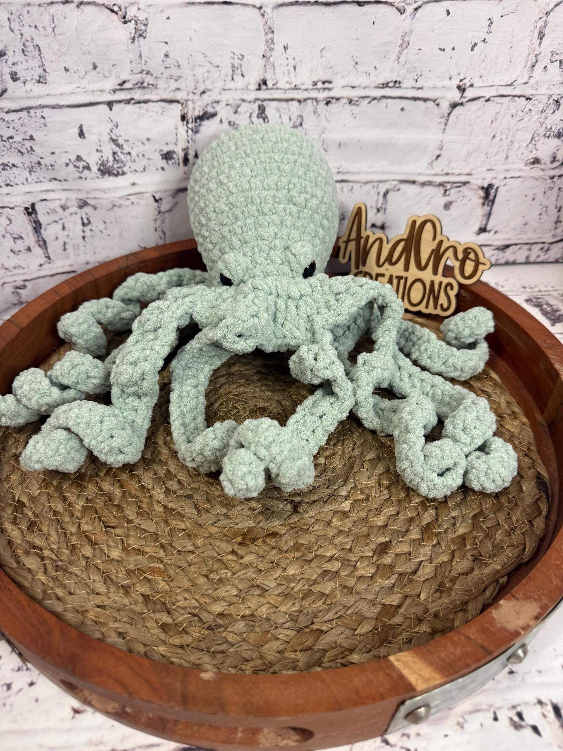 Octopus | Amigurumi | Crochet | Unique Gifts | Stuffed Animal | Snuggle | Lovey | Ocean Creature | Octopus | Handmade thumbnail 7