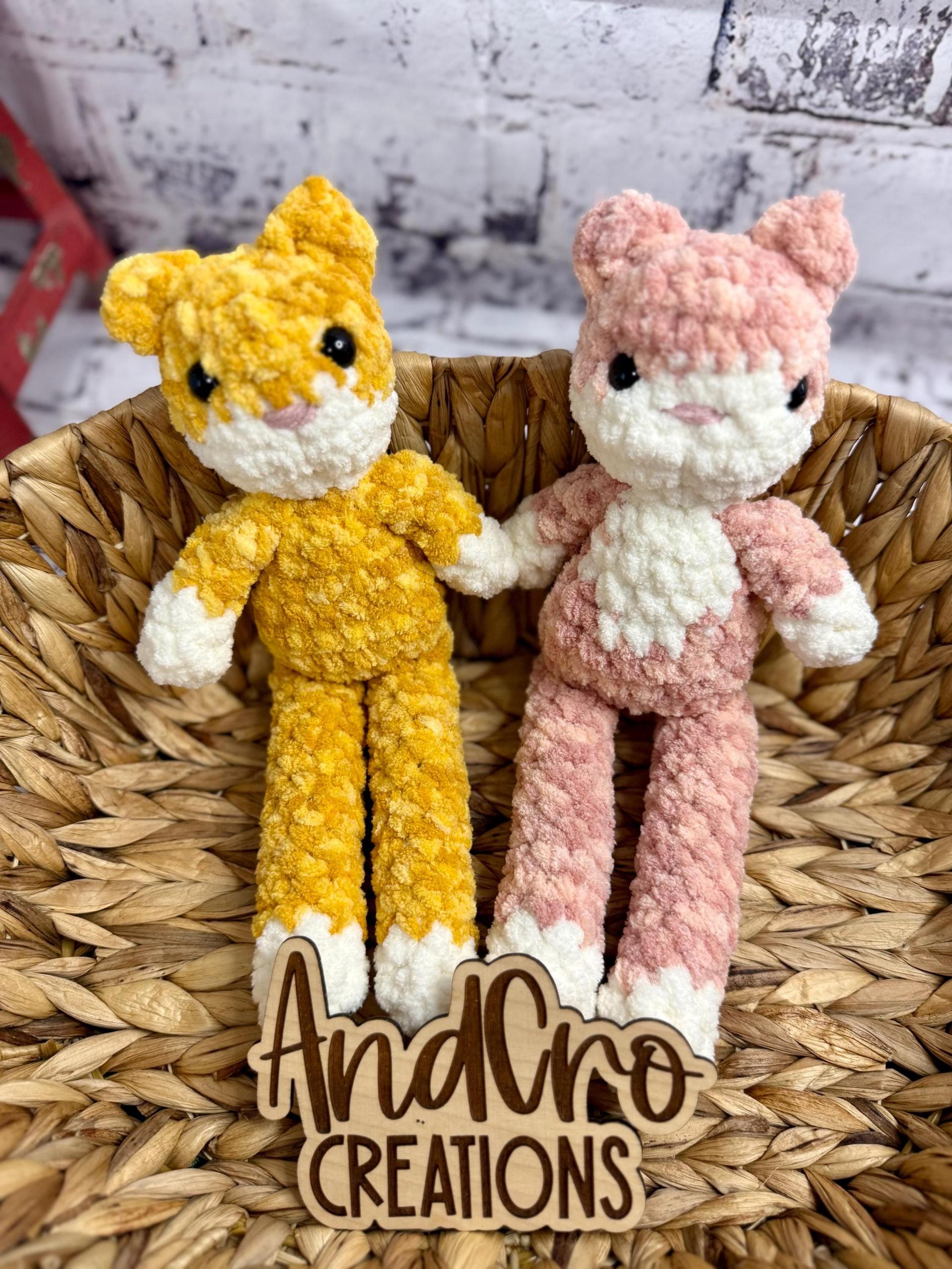 Fable Friend Amigurumi Crochet Plush Toy • Crocheted Cat • Kitten thumbnail 5
