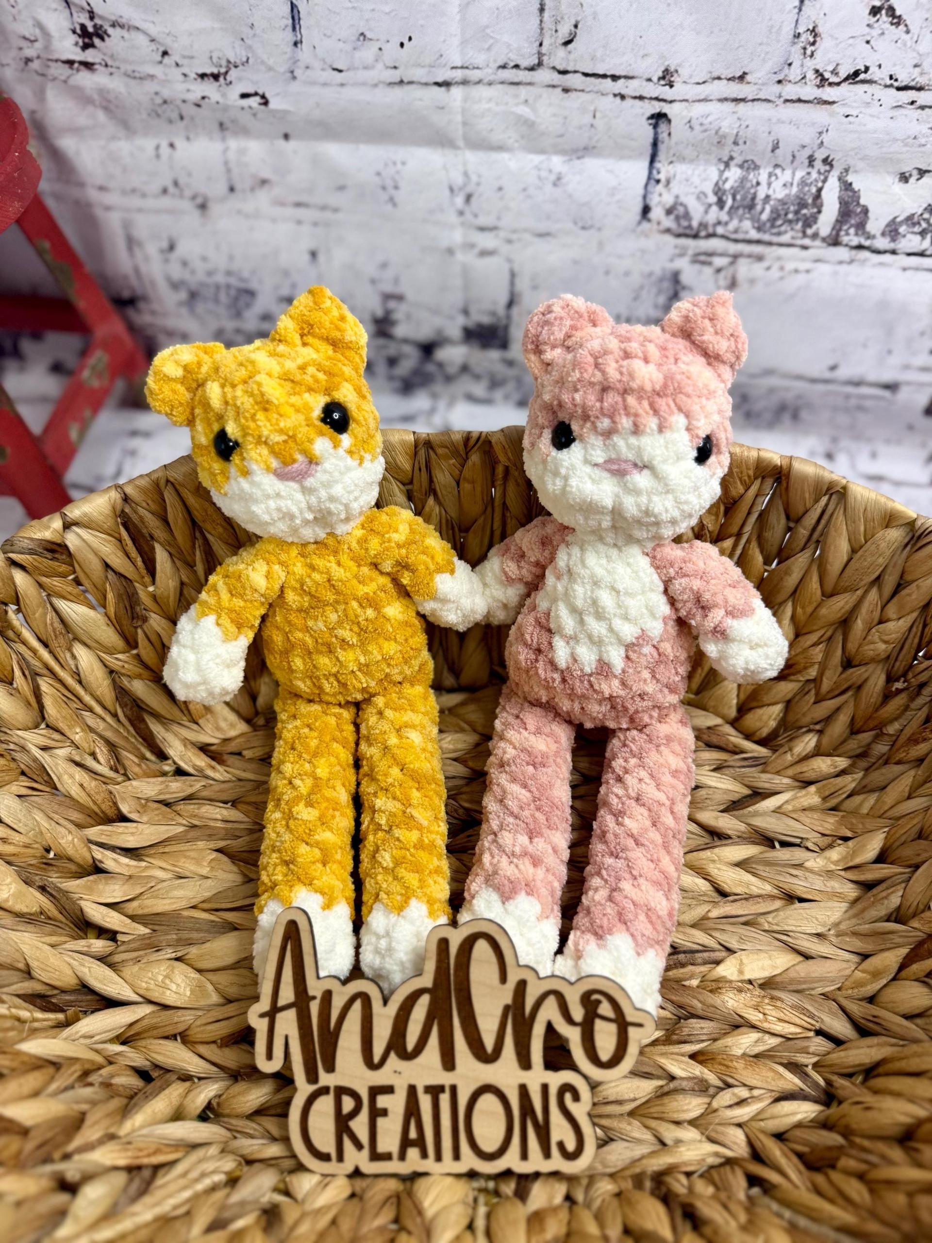 Fable Friend Amigurumi Crochet Plush Toy • Crocheted Cat • Kitten thumbnail 7