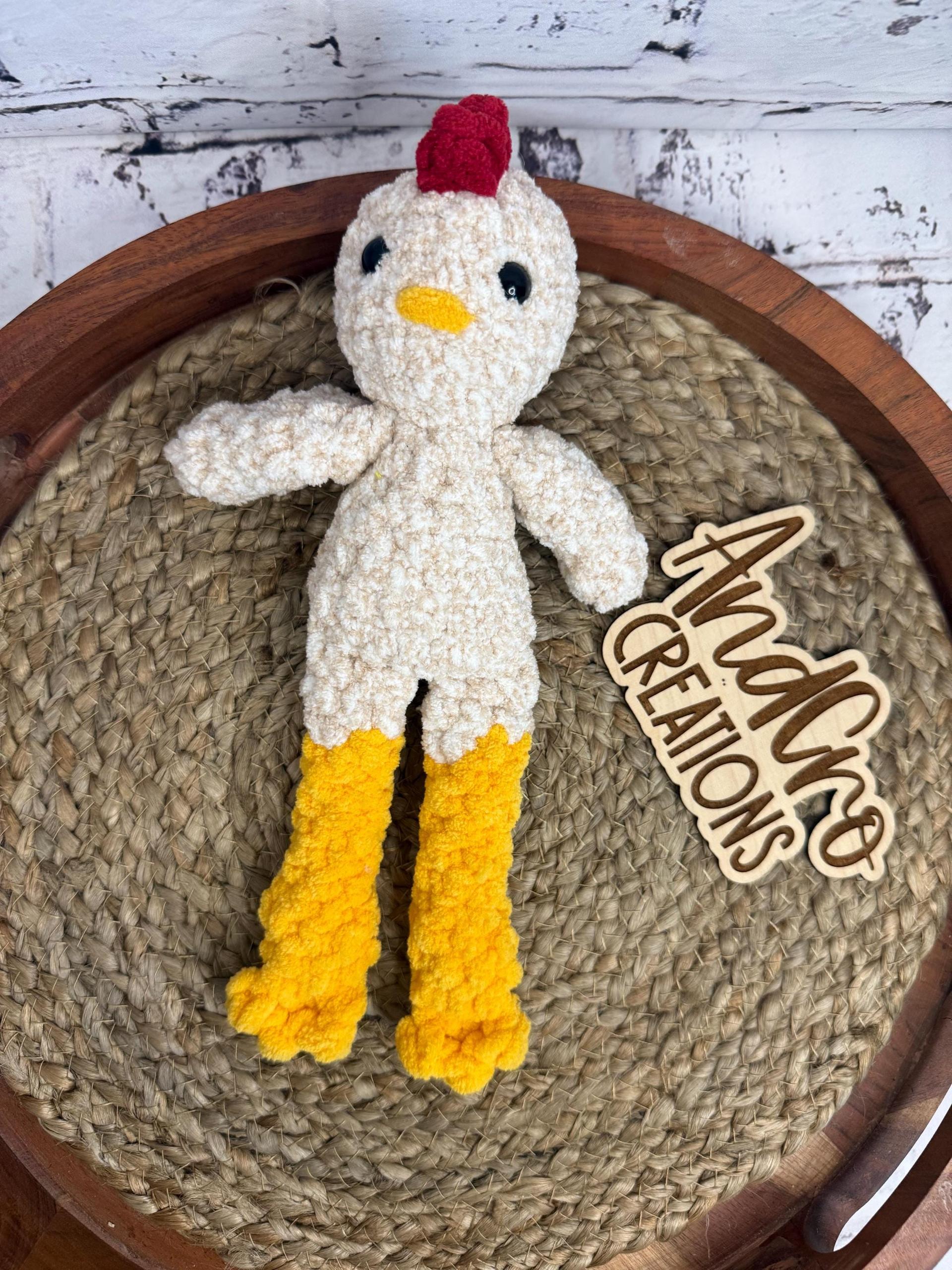 Fable Friend Amigurumi Crochet Plush Toy • Crocheted Dog, Chicken, Mouse, Bunny thumbnail 4