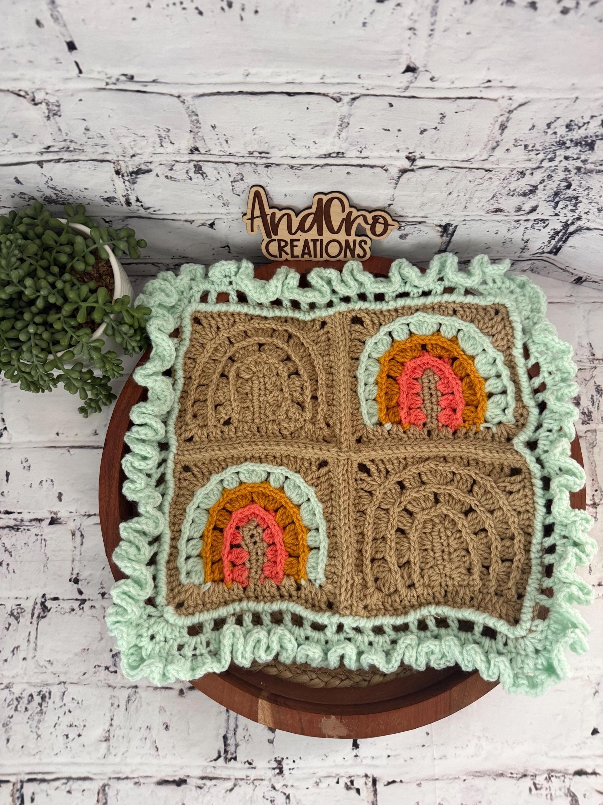Crochet Lovey Rainbow Blanket thumbnail 2