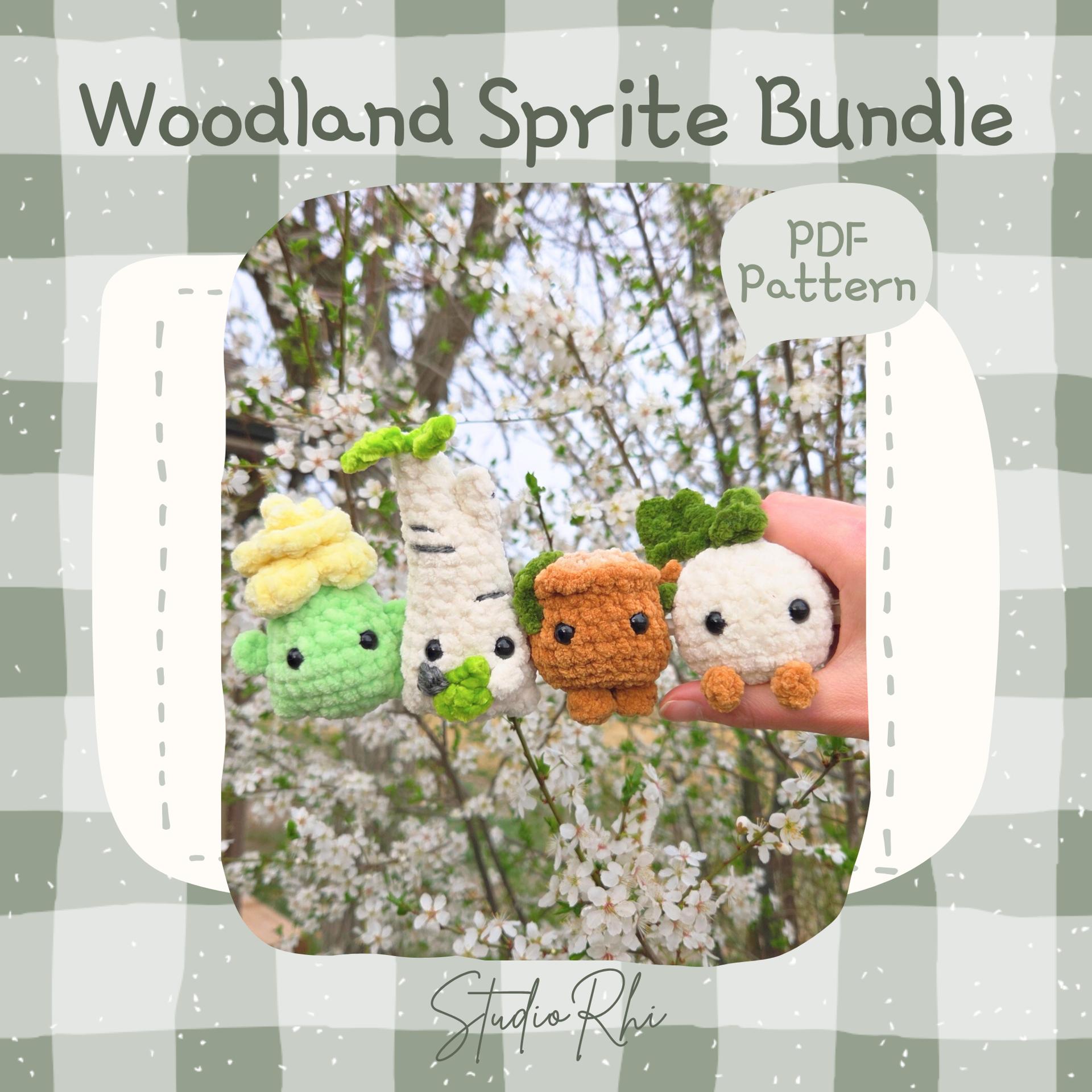 Woodland Sprite Collection | Nature and Fantasy | Digital PDF Crochet Pattern