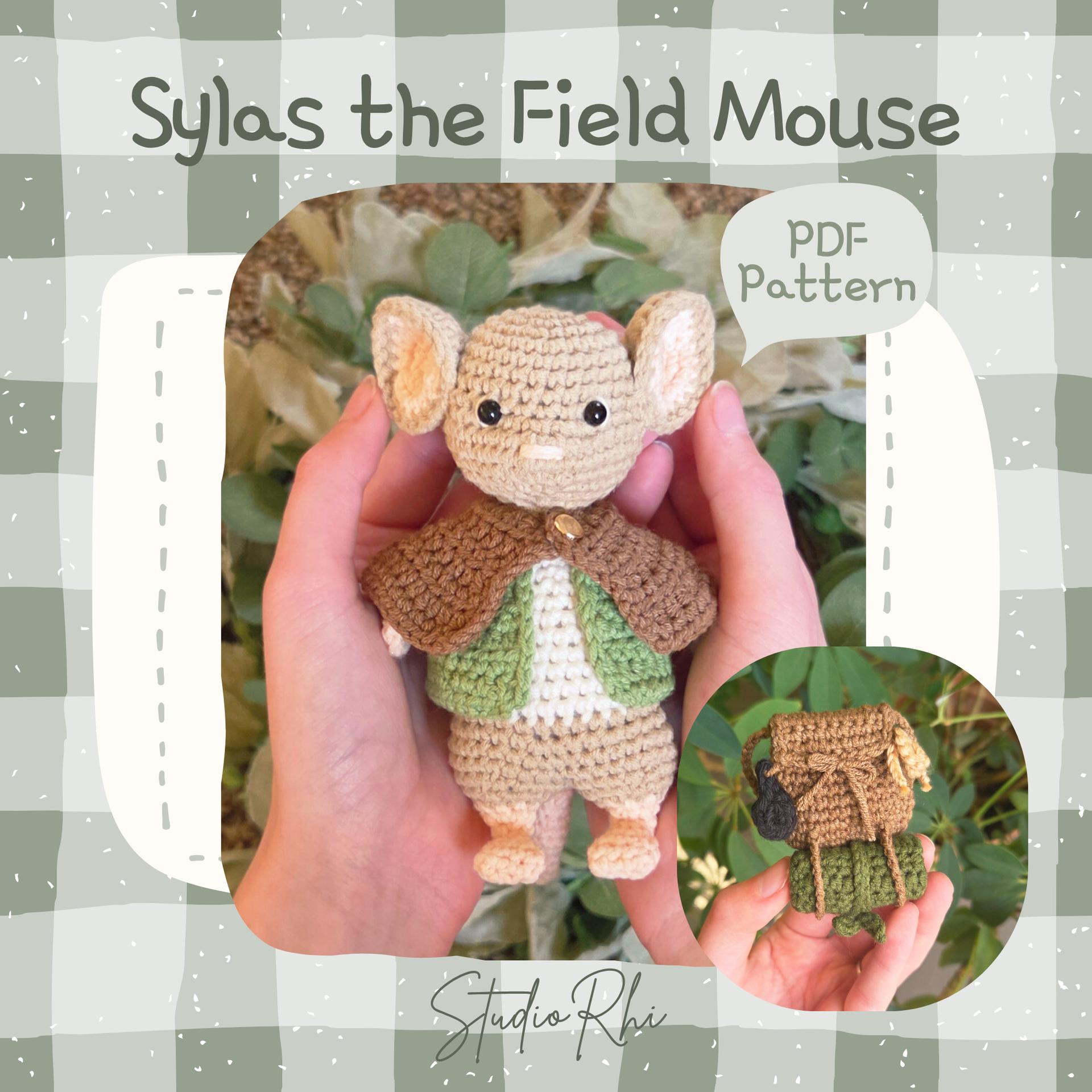 Sylas the Field Mouse | Fellowship of the Forest | Digital PDF Crochet Pattern