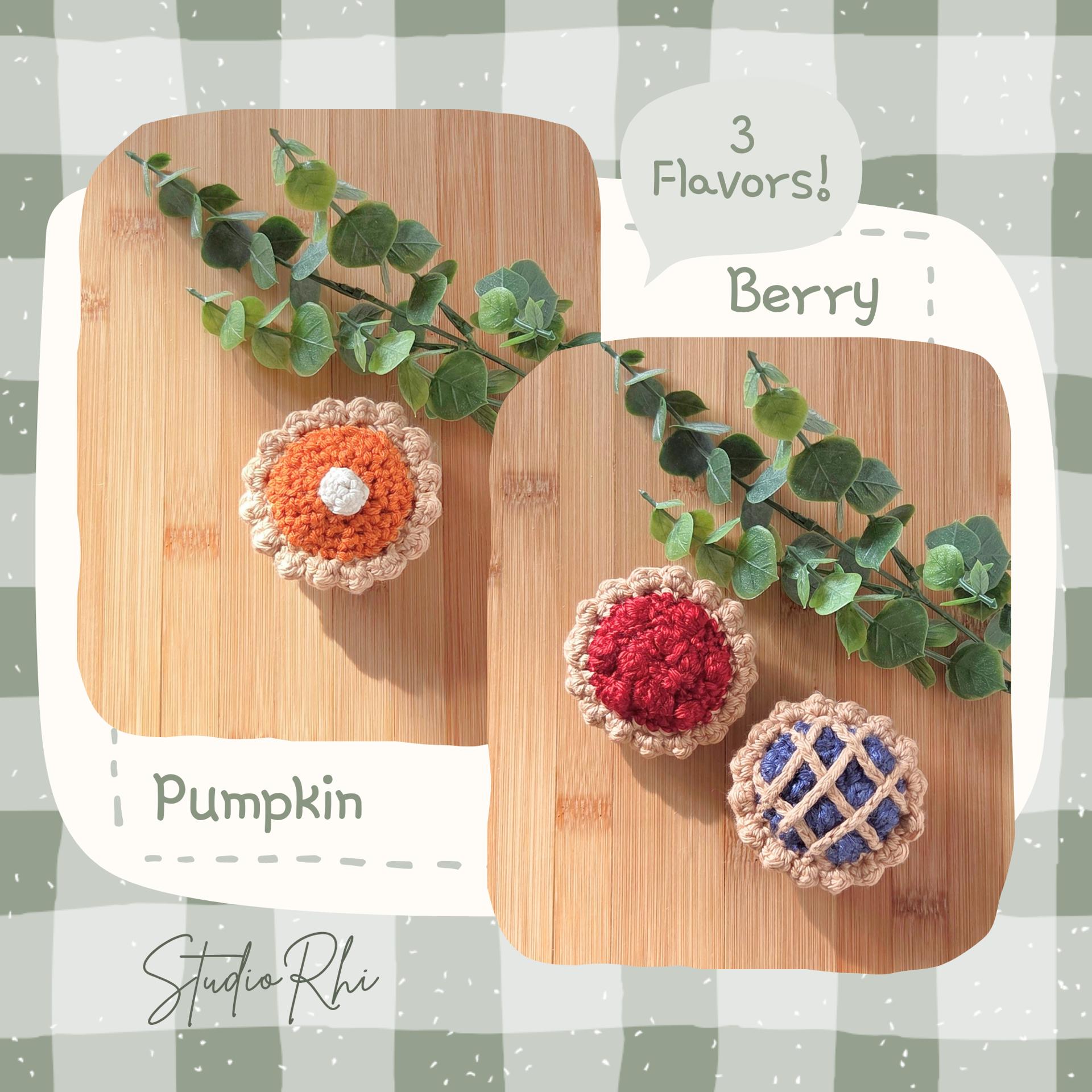 Mini Pie Crochet Pattern Bundle | Beginner Friendly (Digital PDF) thumbnail 2