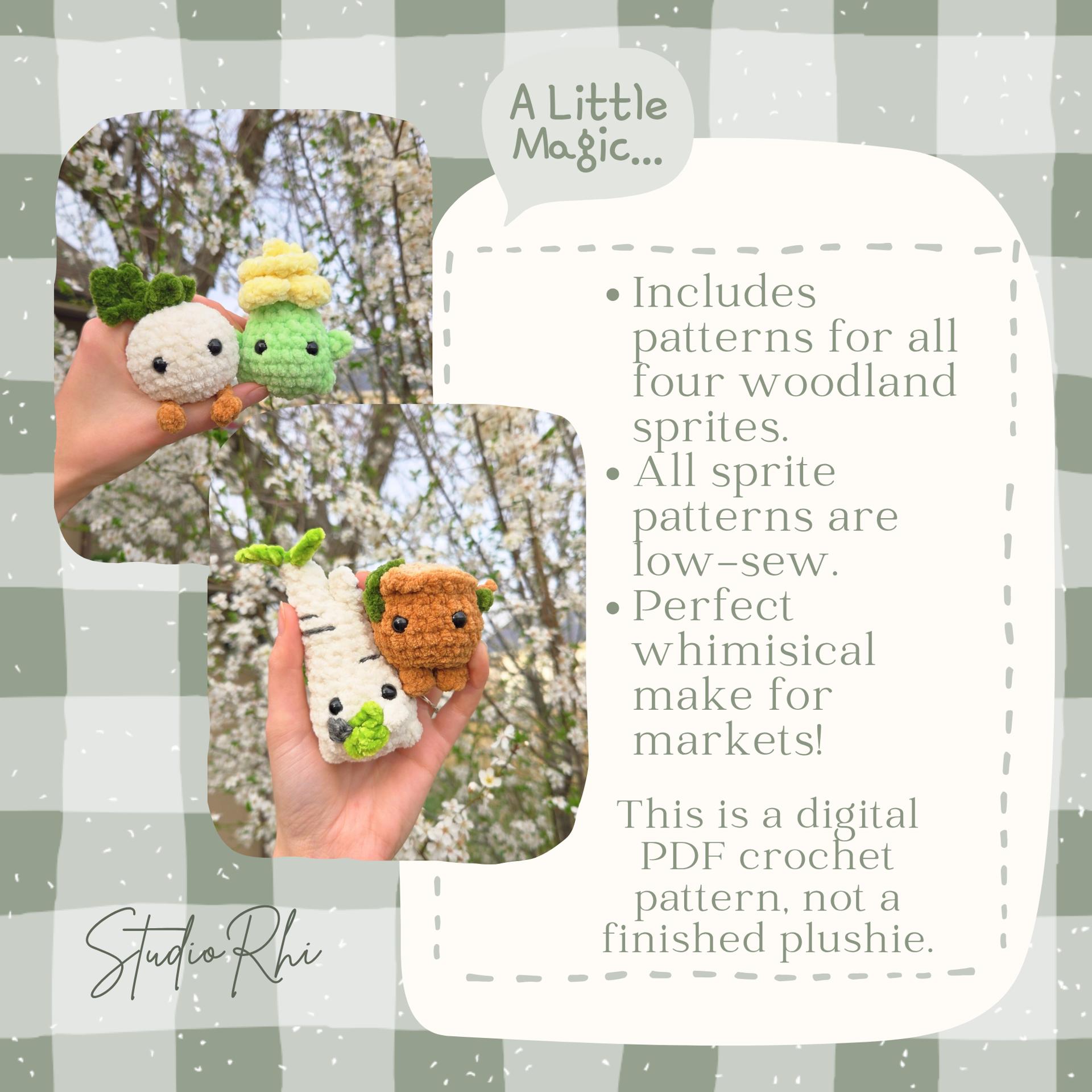 Woodland Sprite Collection | Nature and Fantasy | Digital PDF Crochet Pattern thumbnail 4