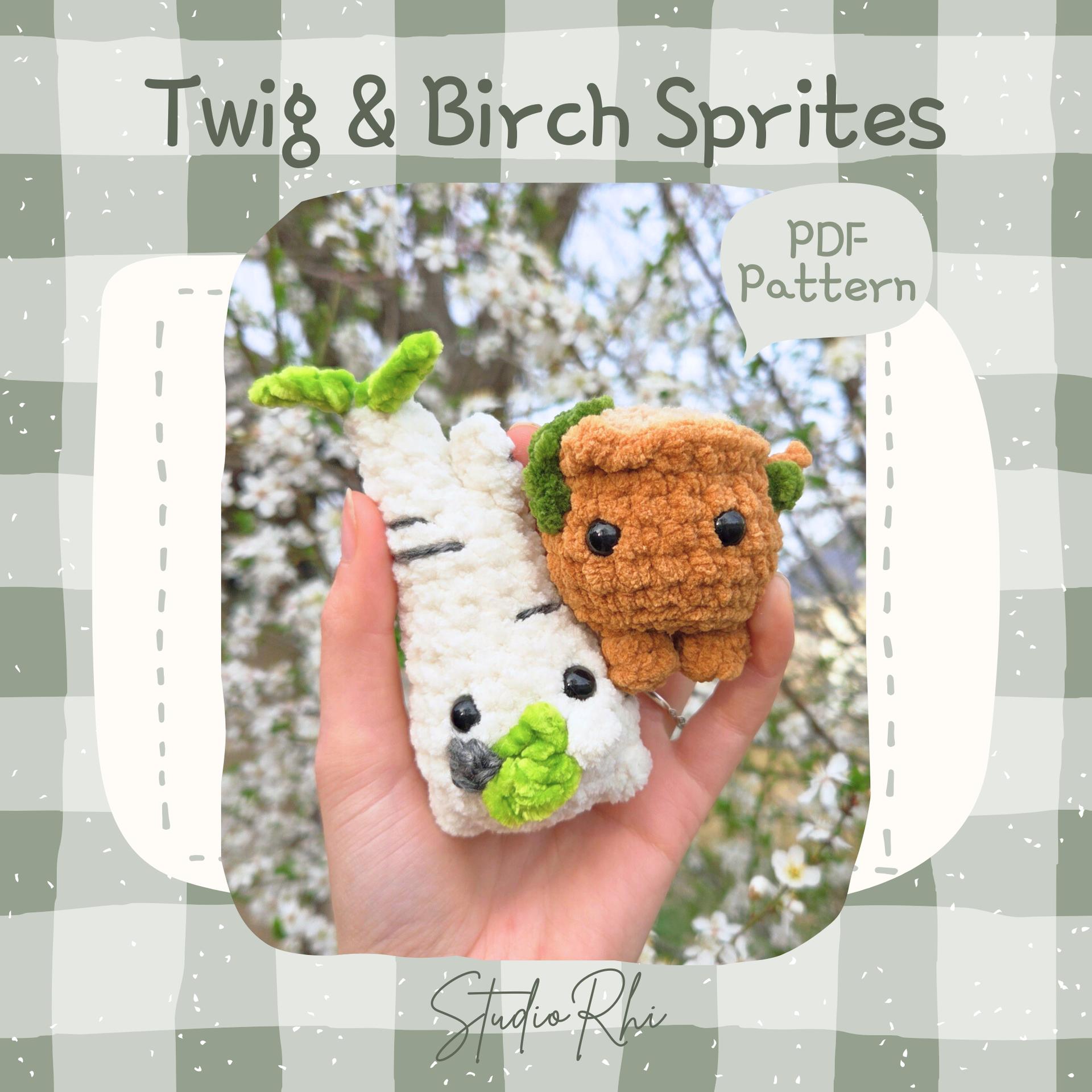 Twig & Birch | Woodland Sprites | Digital PDF Crochet Pattern