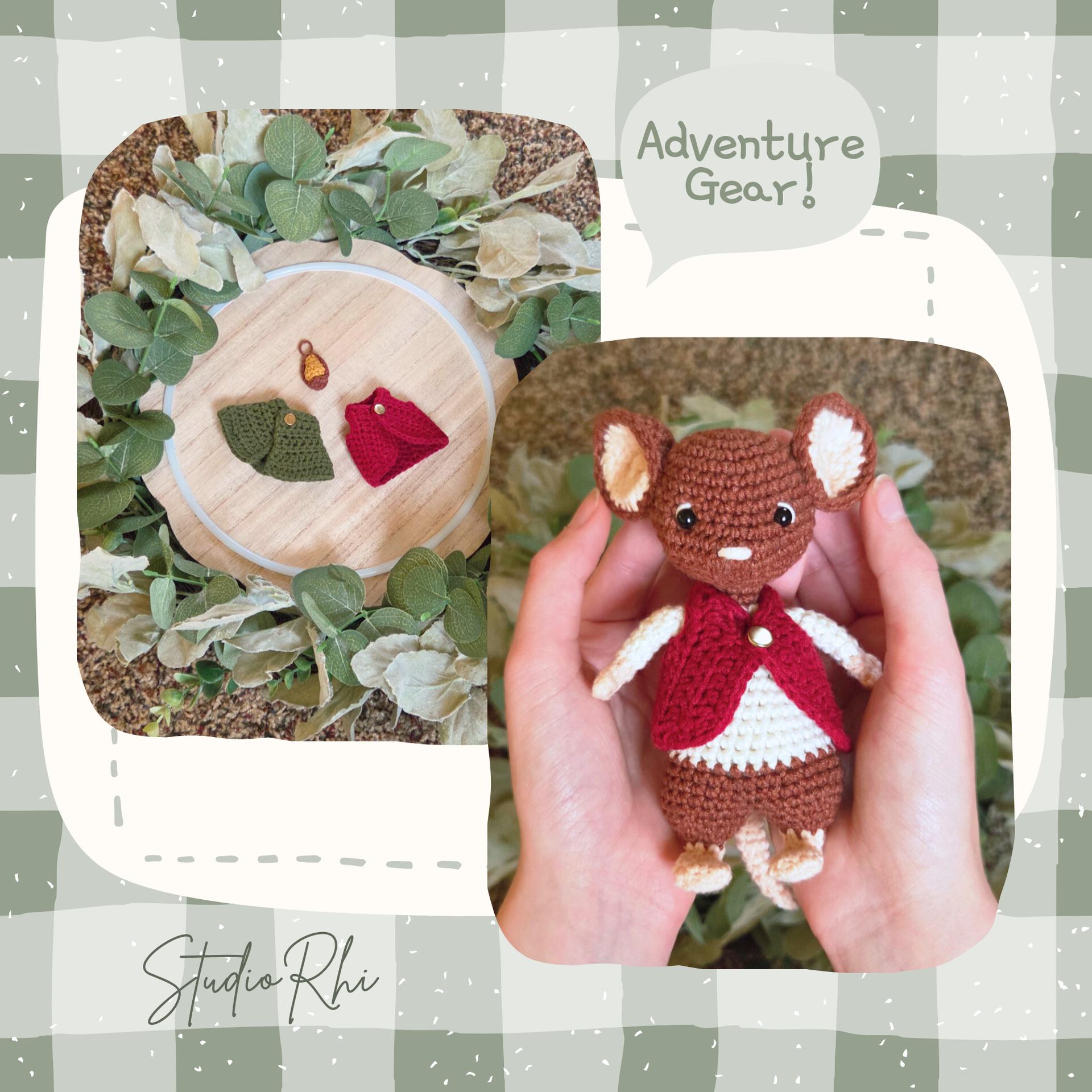 Ferik the Field Mouse | Fellowship of the Forest | Digital PDF Crochet Pattern thumbnail 2