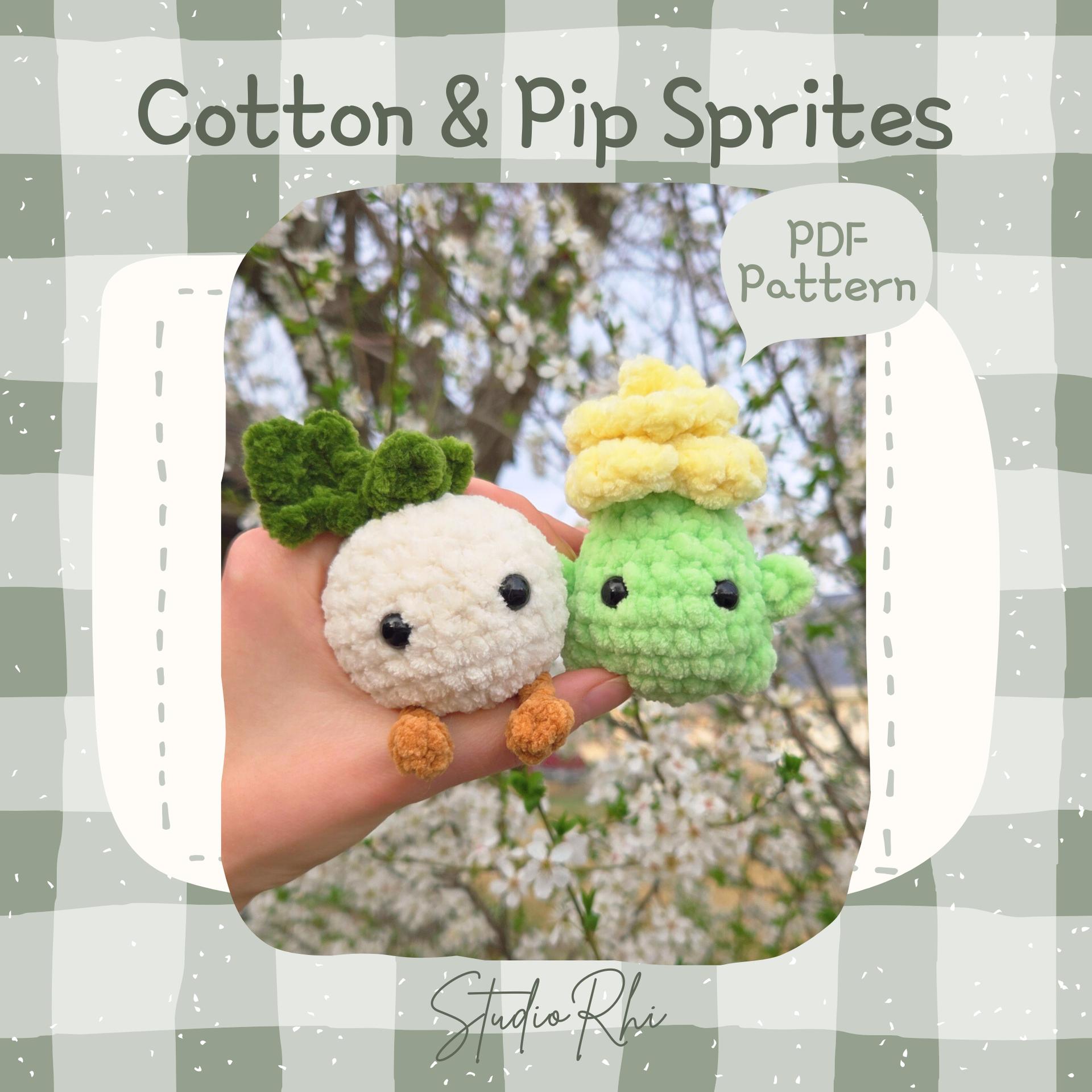 Pip & Cotton | Woodland Sprites | Digital PDF Crochet Pattern