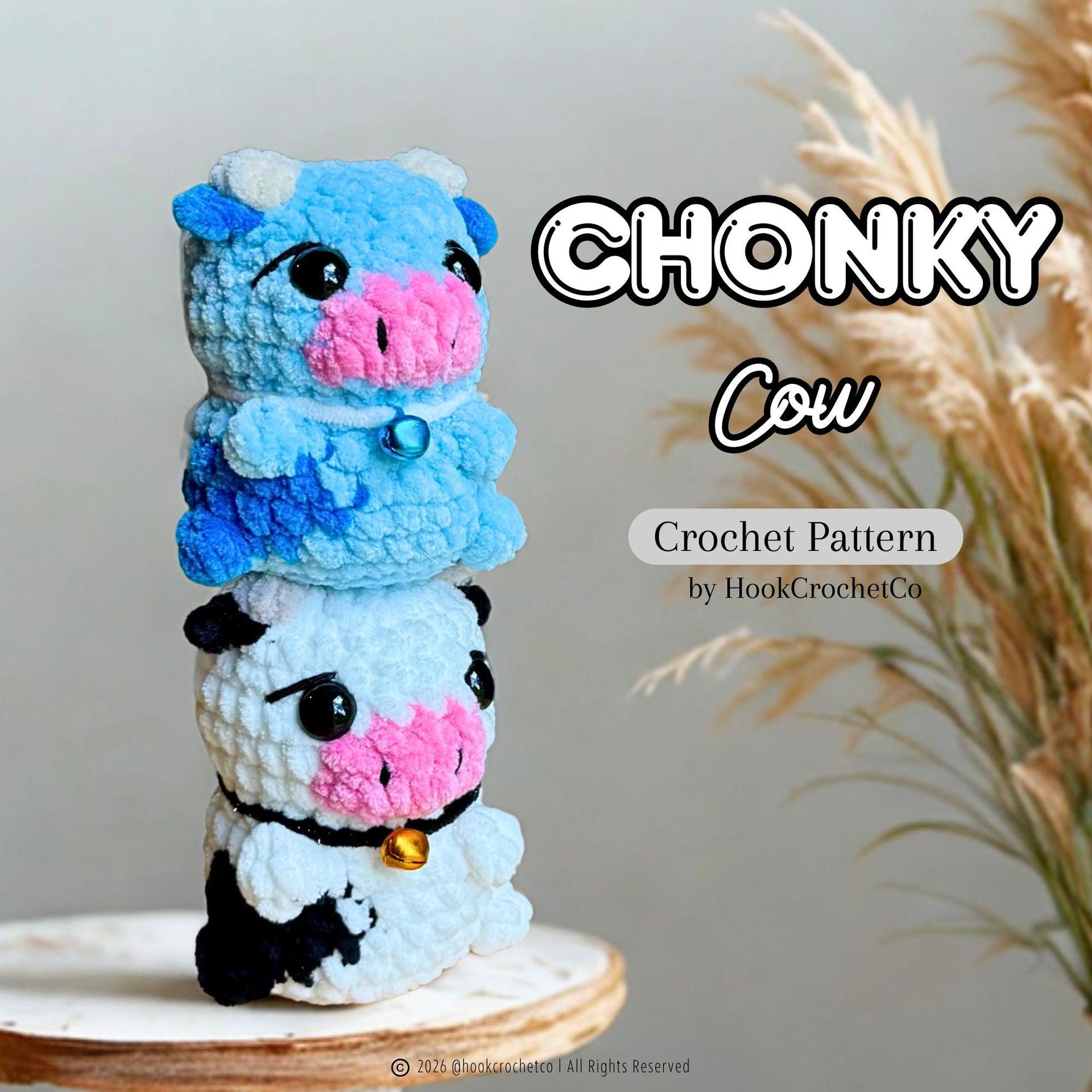 Chonky Cow Crochet Pattern