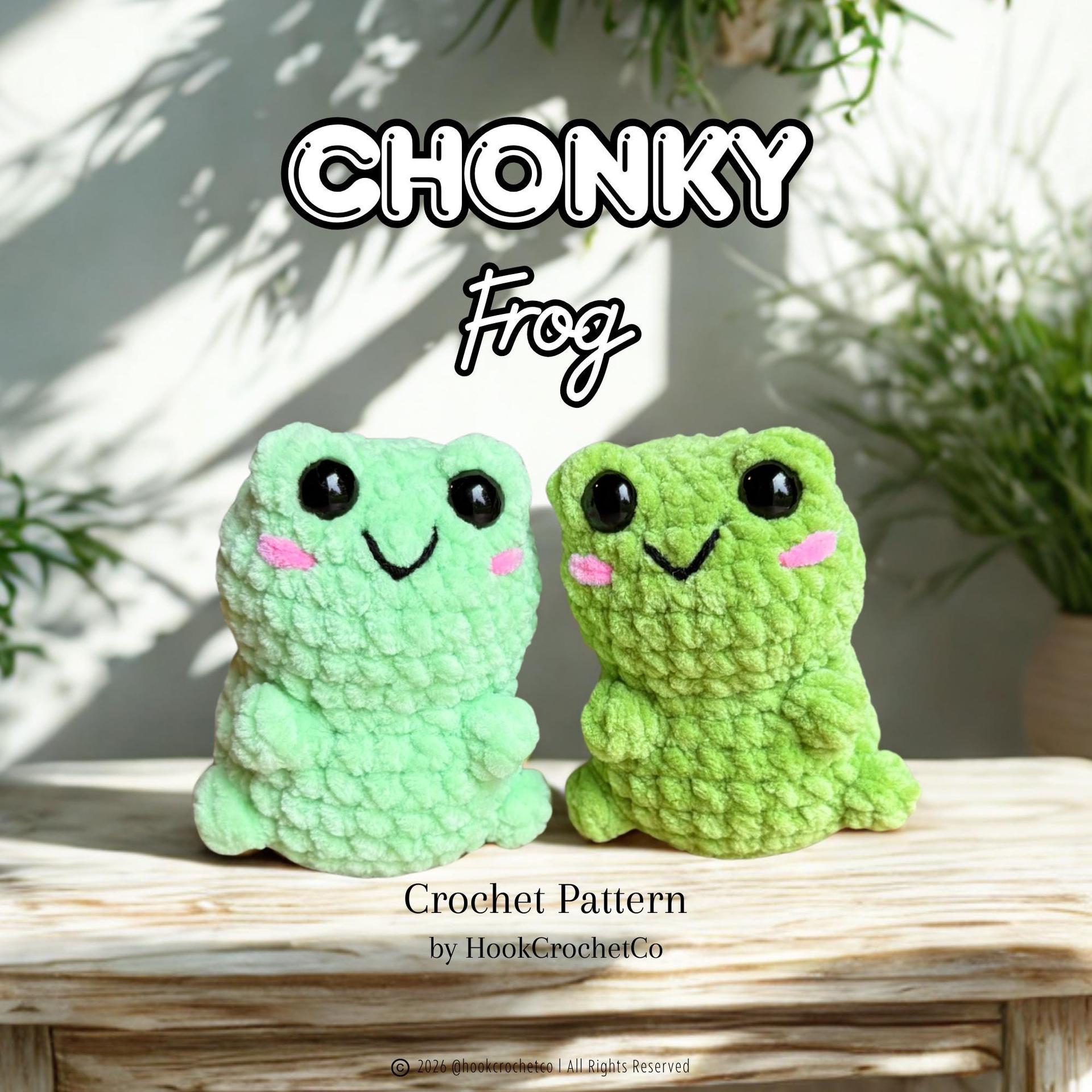 Chonky Frog Crochet Pattern