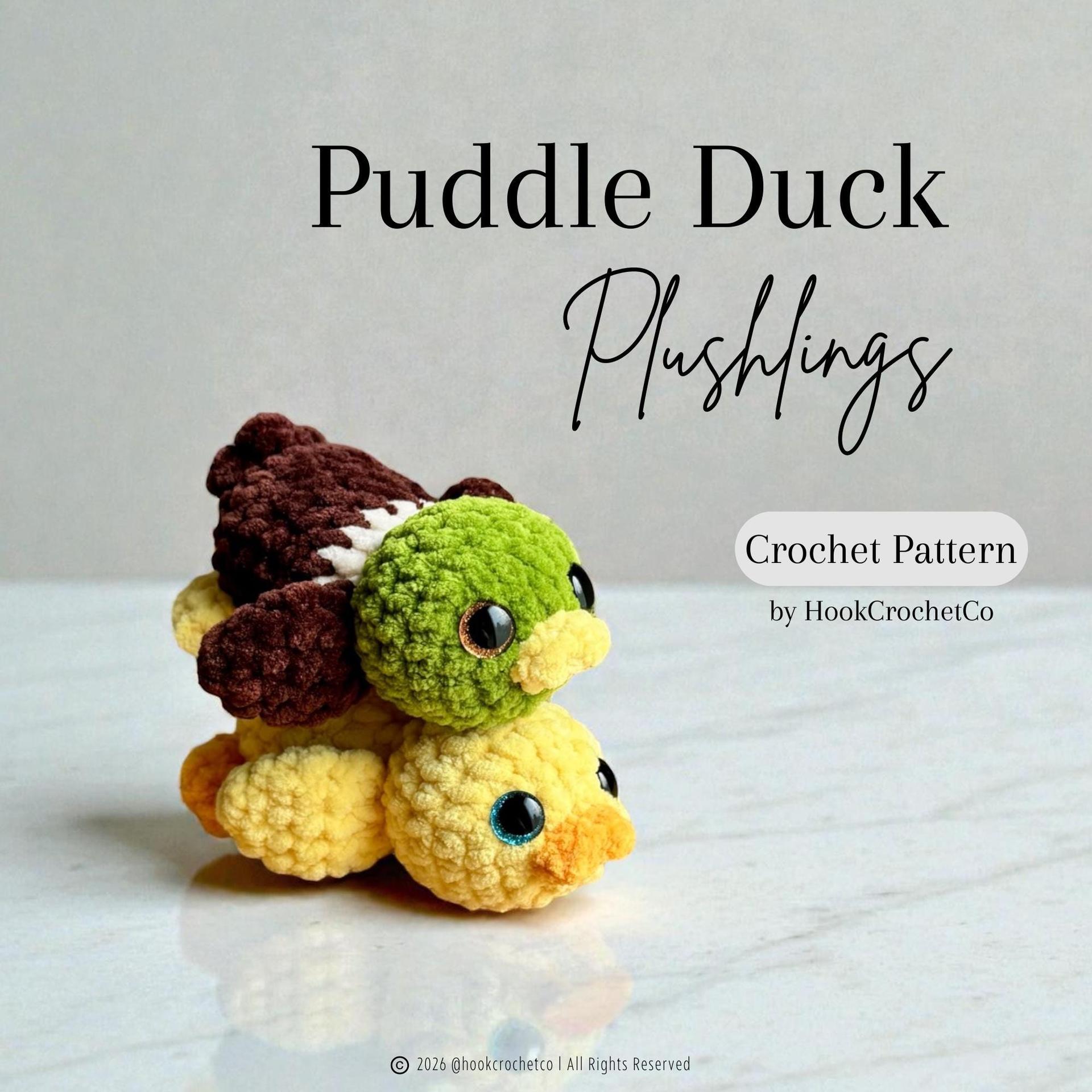 Puddle Duck Plushlings Crochet Pattern