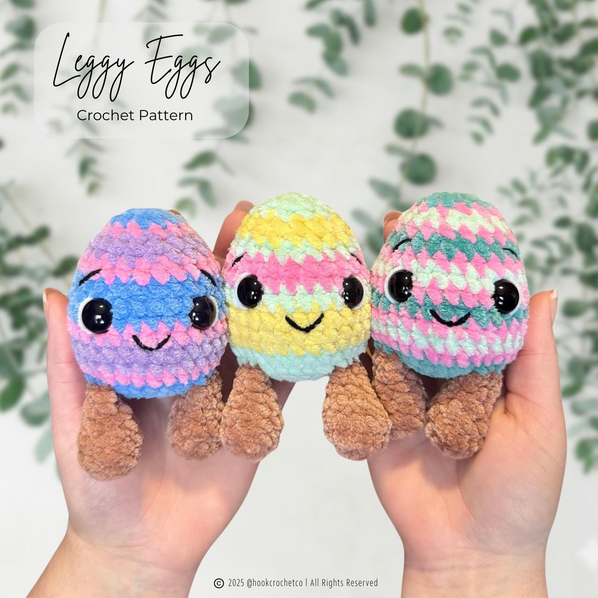 Easter Leggy Eggs Crochet Pattern