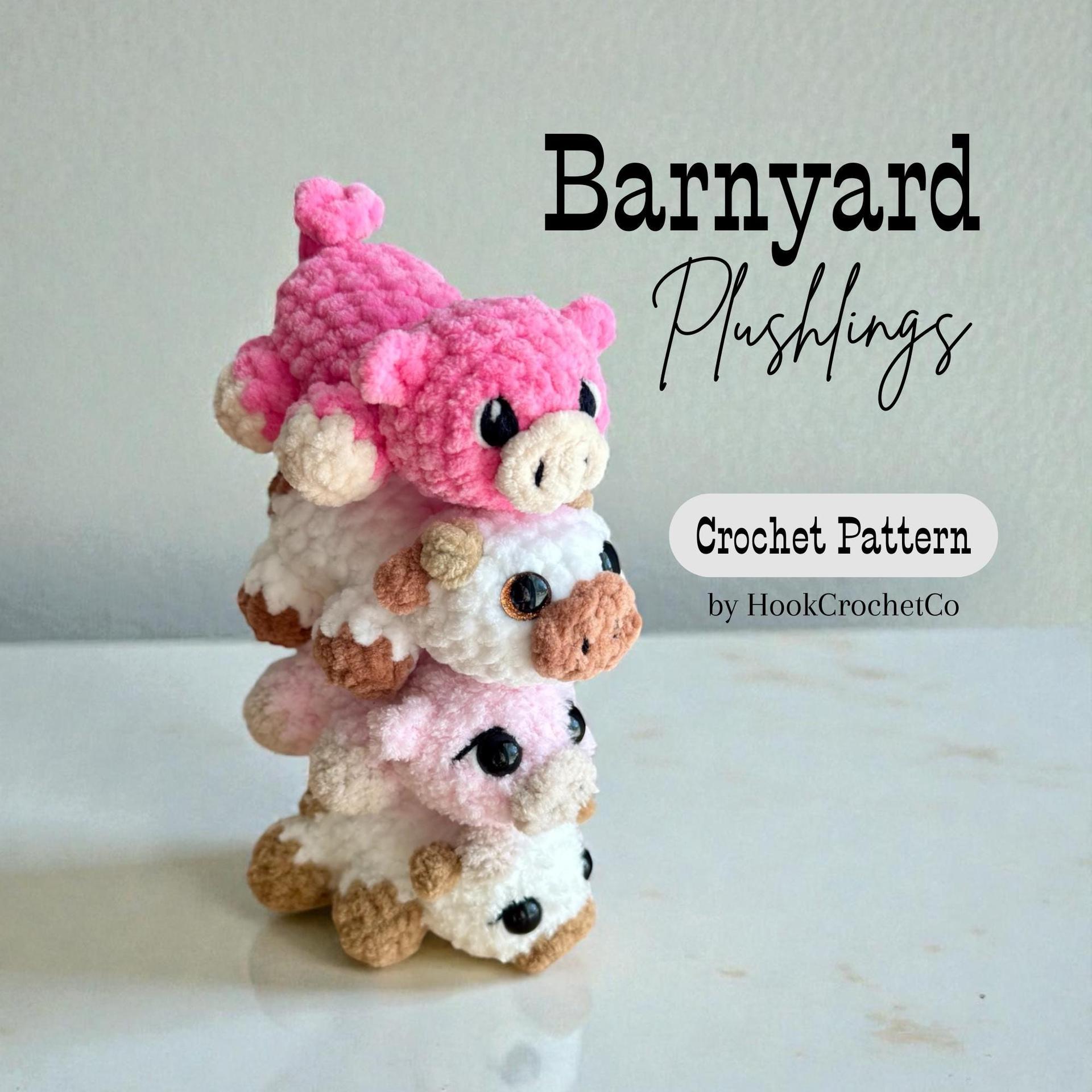 Barnyard Plushlings Crochet Pattern