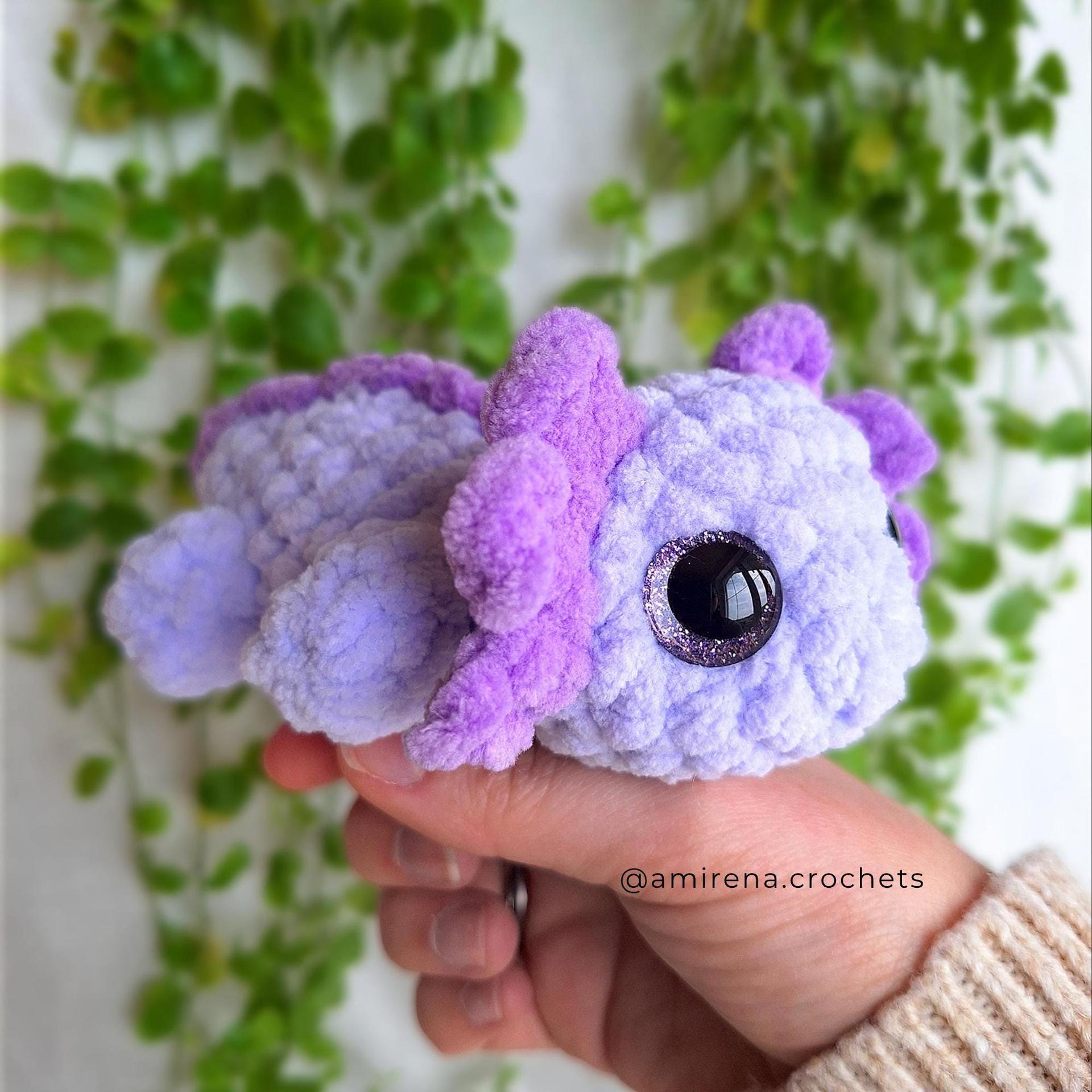 Axolotl Plushling Crochet Pattern thumbnail 5