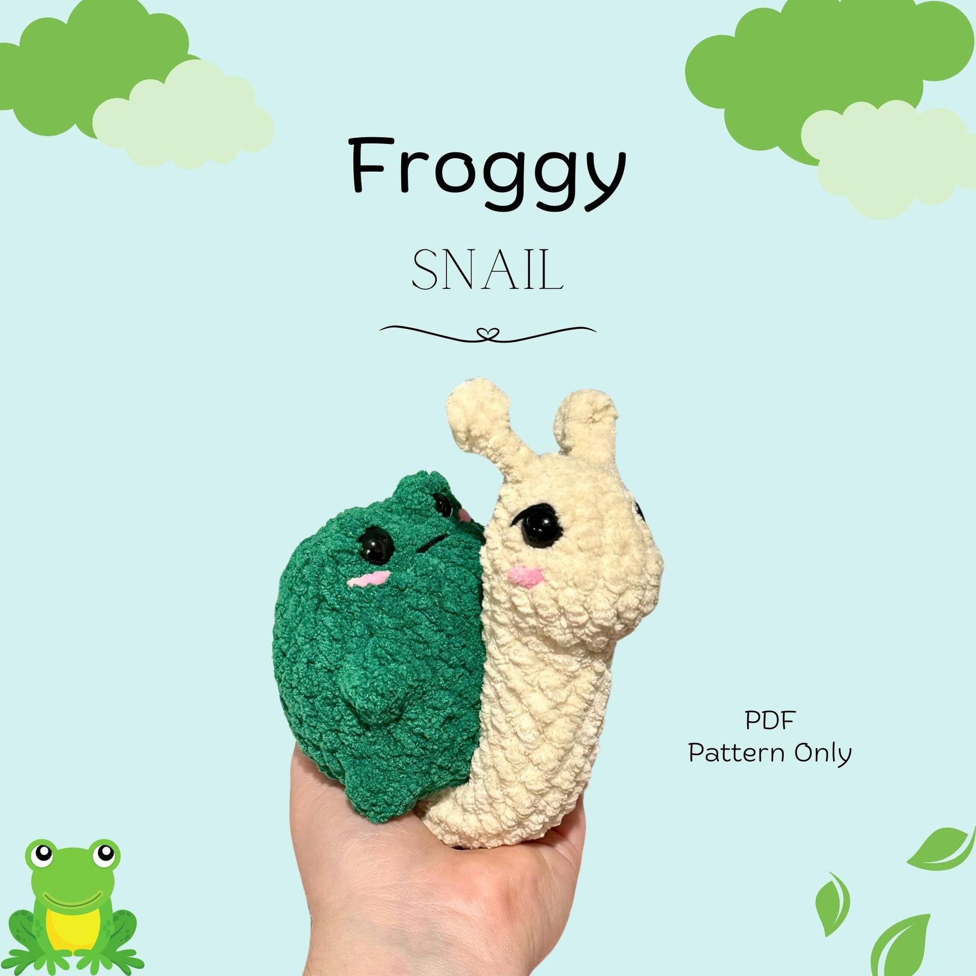 Frog Snail Crochet Pattern