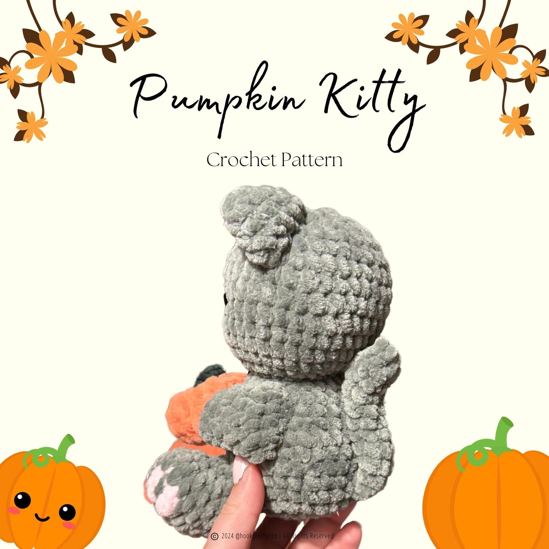 Pumpkin Kitty Crochet Pattern thumbnail 2