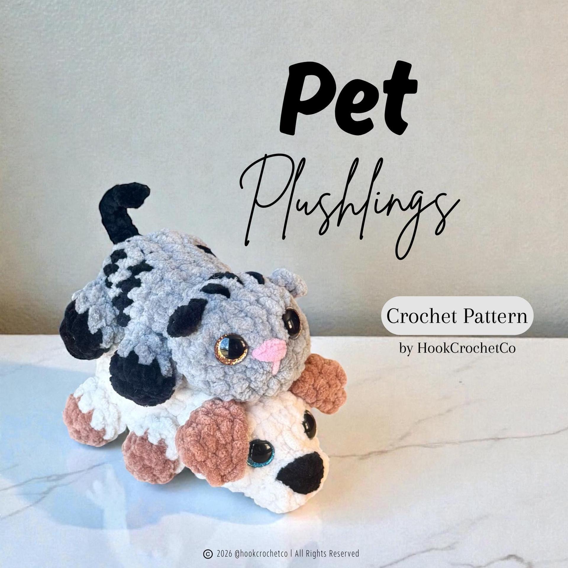 Pet Plushlings Crochet Pattern