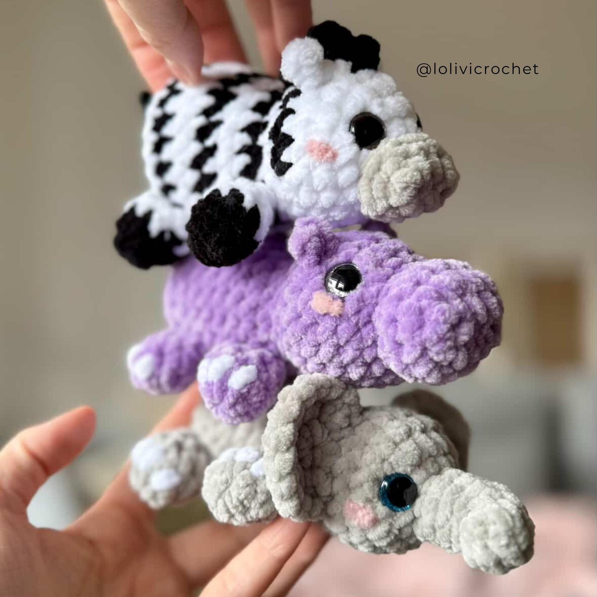 Wild Safari Plushlings Crochet Pattern thumbnail 4