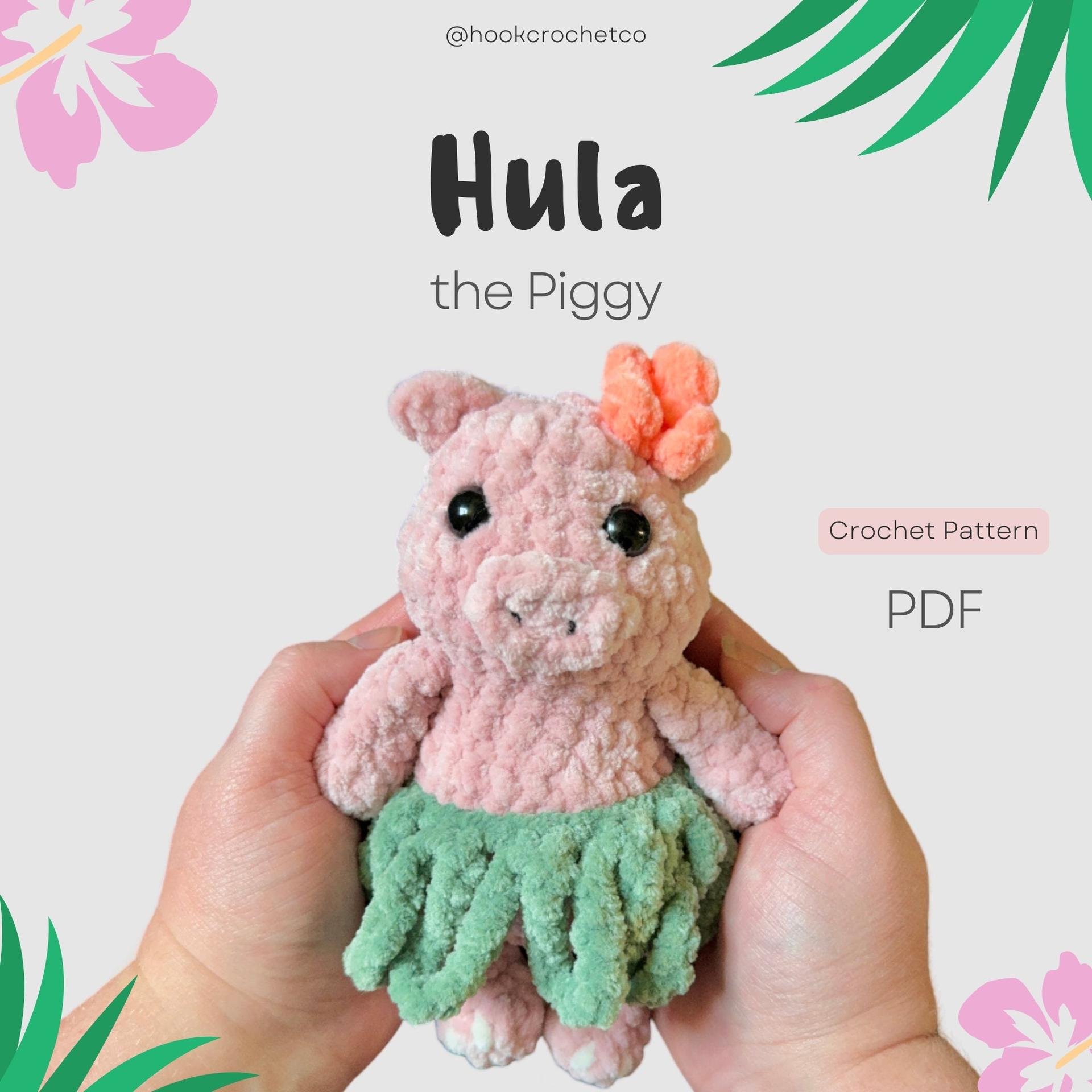 Hula the Pig Crochet Pattern