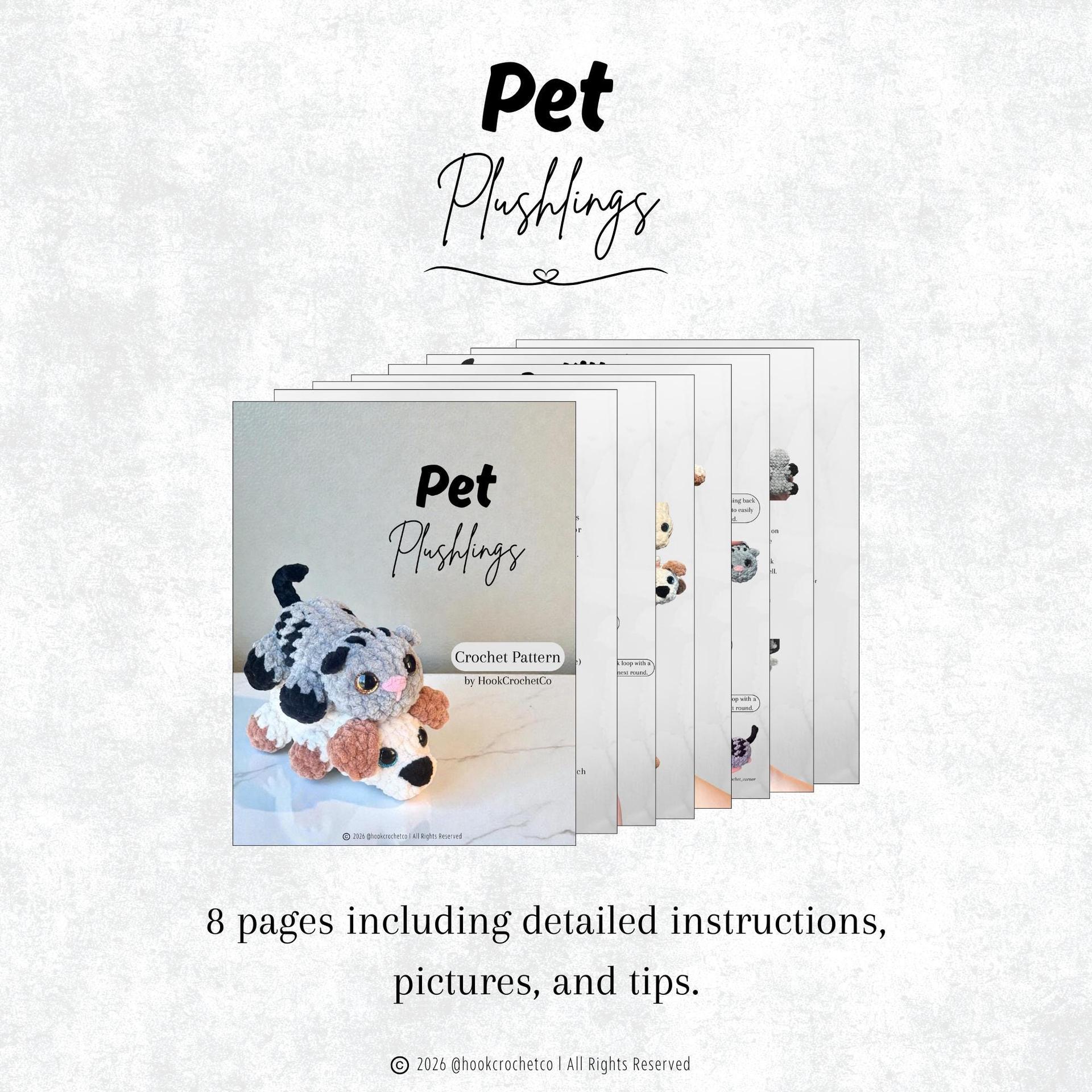 Pet Plushlings Crochet Pattern thumbnail 2