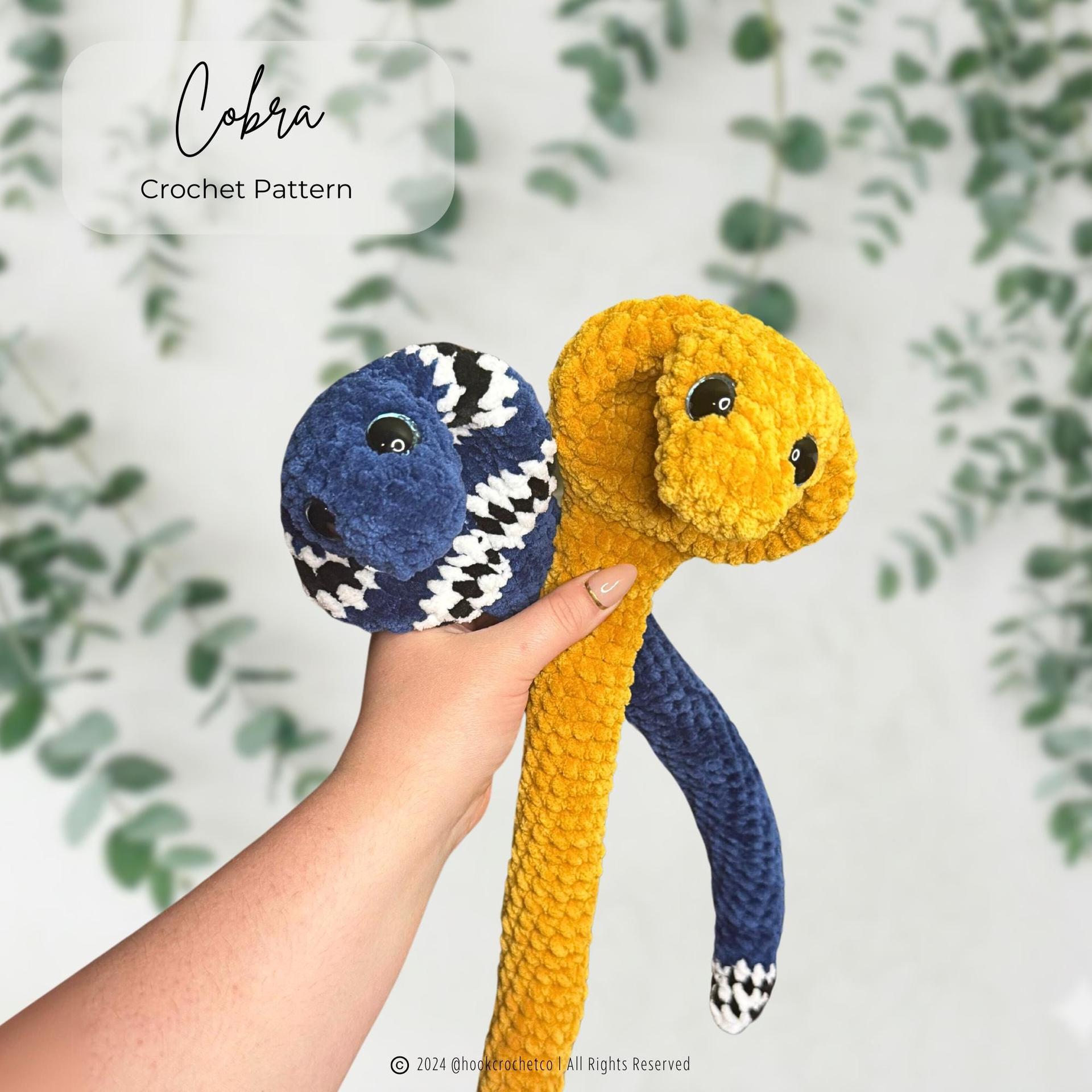 Cobra Snake Crochet Pattern
