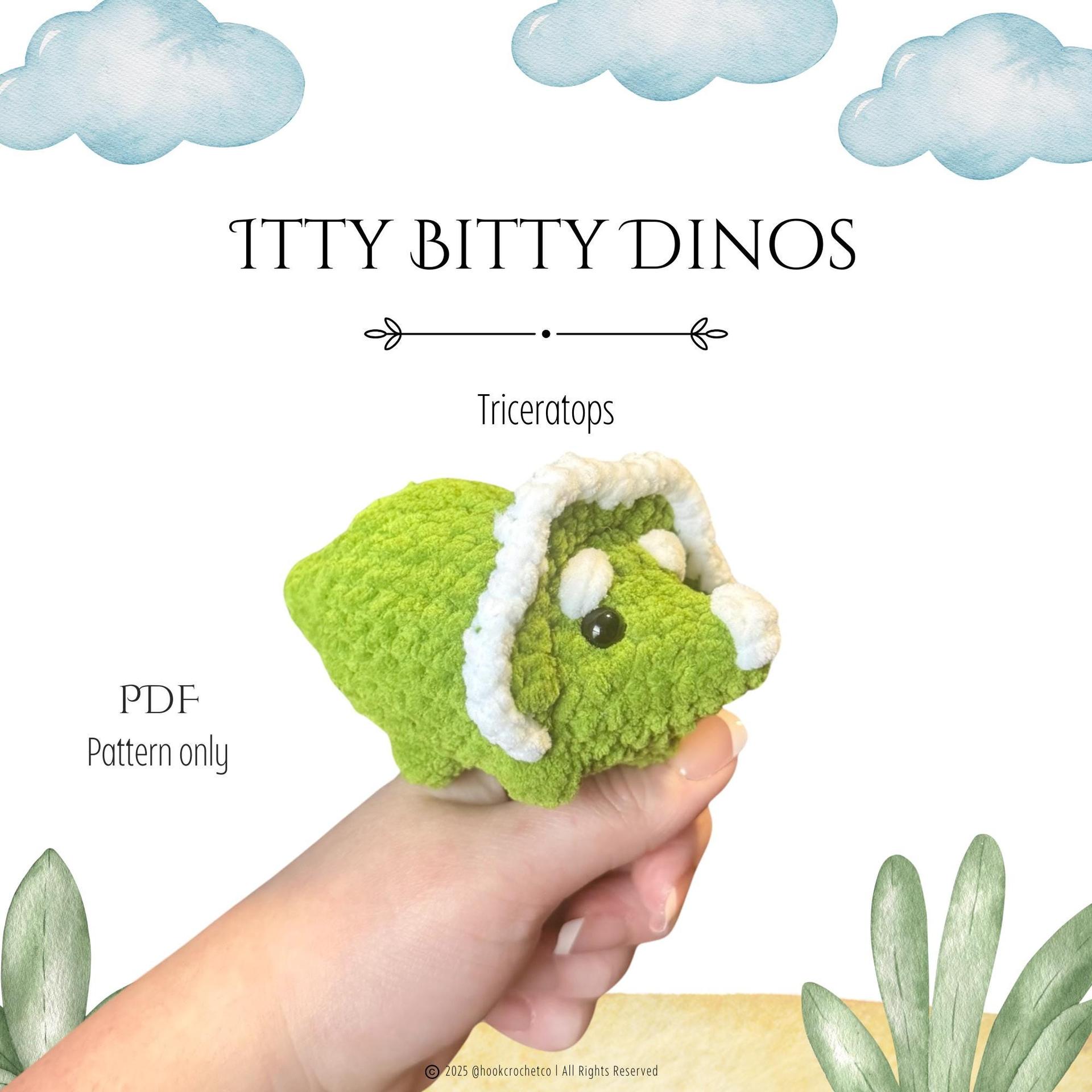 Triceratops Crochet Pattern