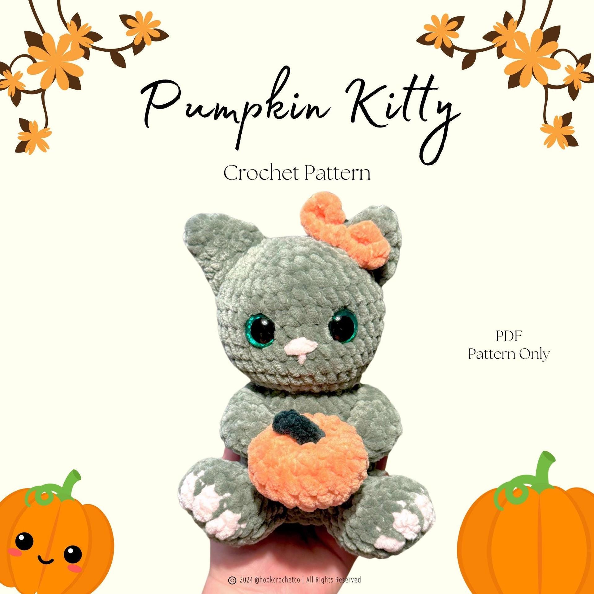 Pumpkin Kitty Crochet Pattern