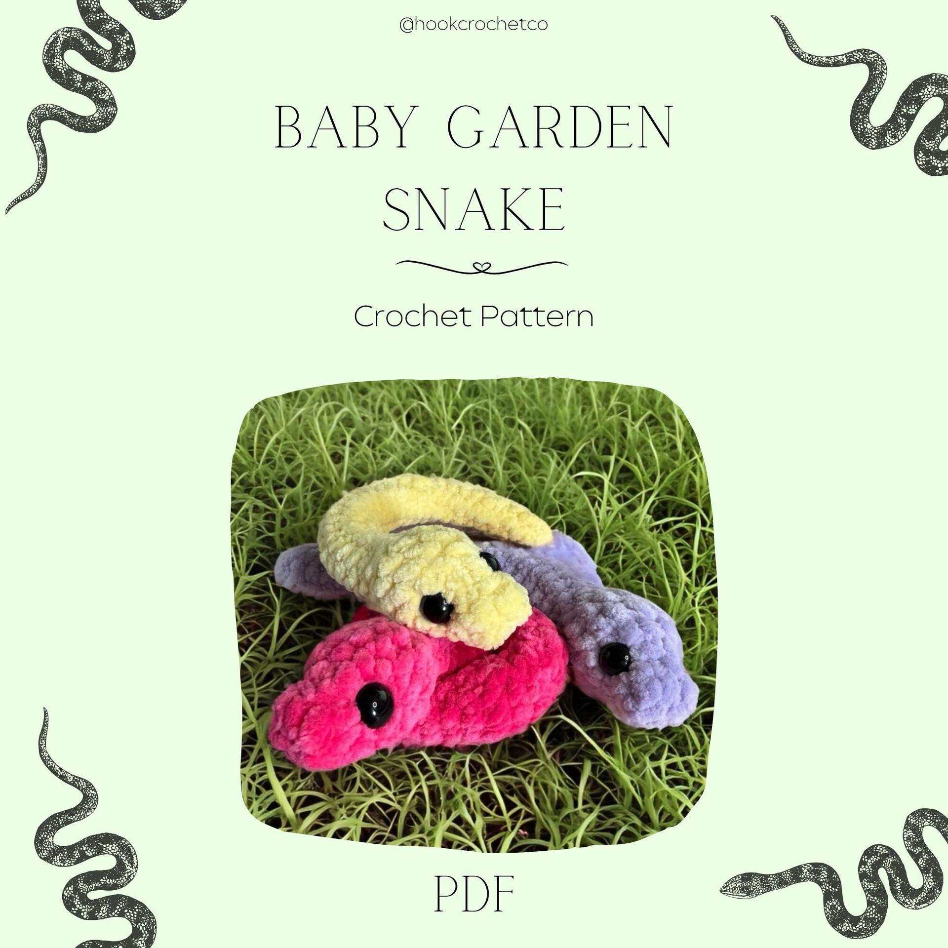 Baby Garden Snake Crochet Pattern
