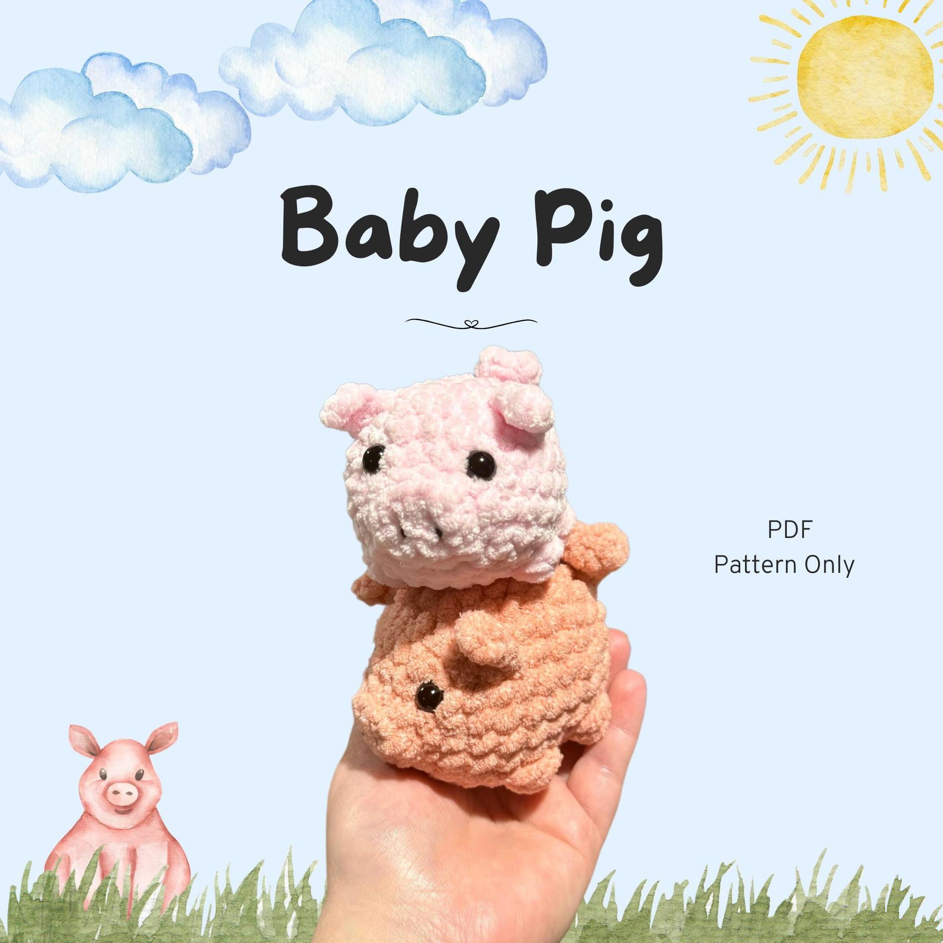Baby Pig Crochet Pattern