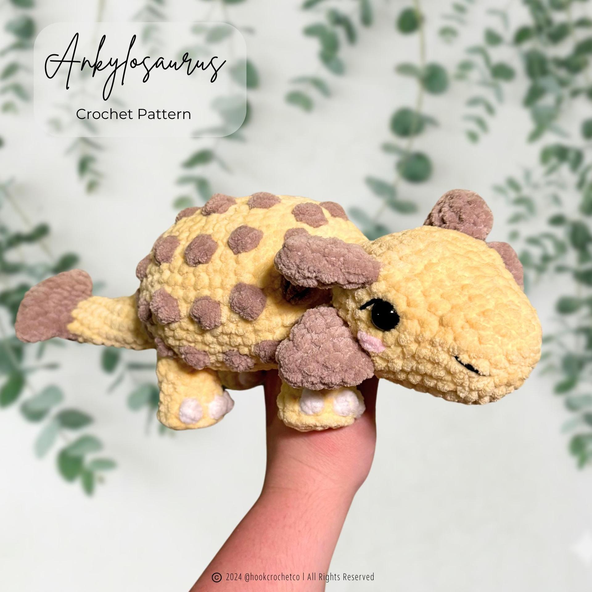 Ankylosaurus Dinosaur Crochet Pattern