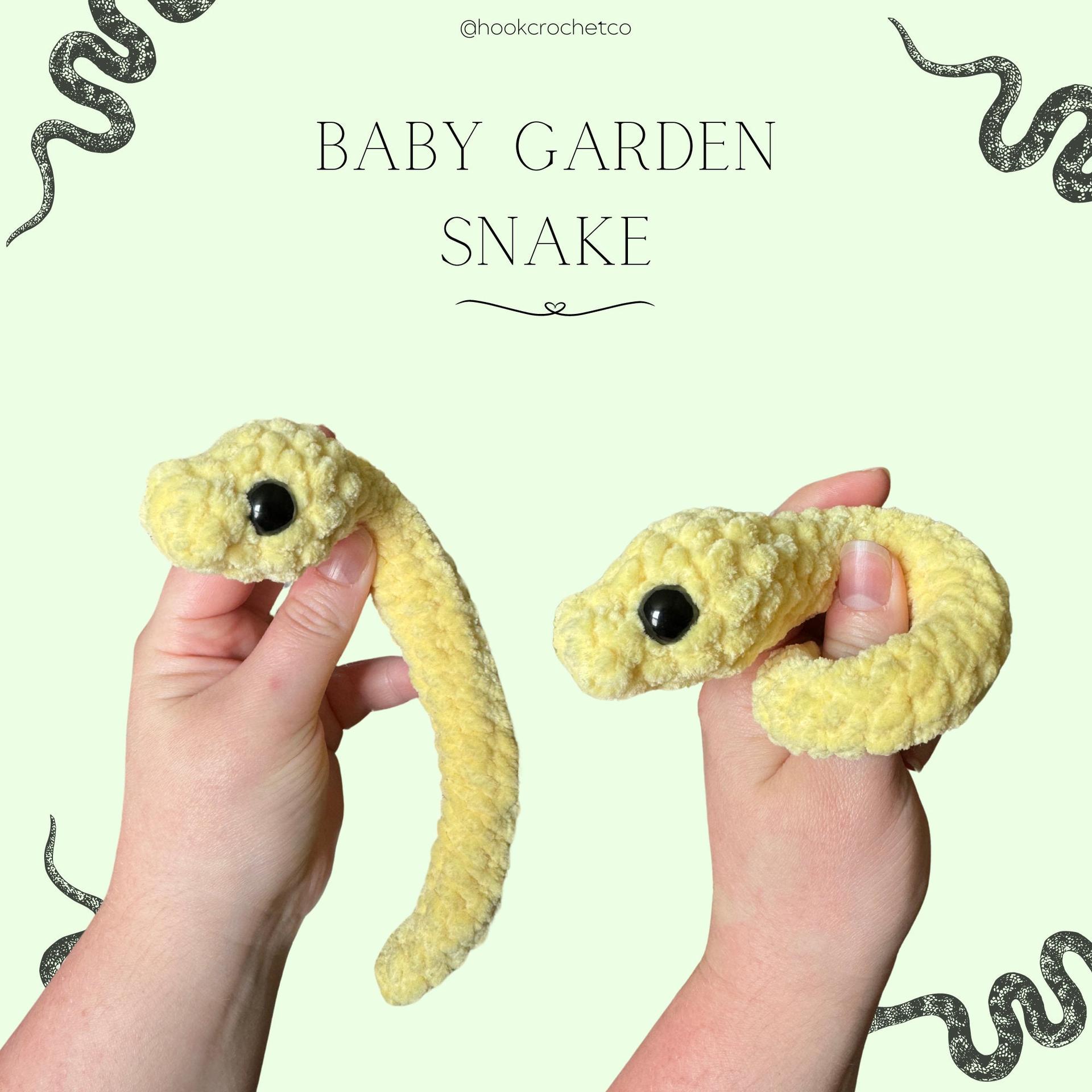 Baby Garden Snake Crochet Pattern thumbnail 2
