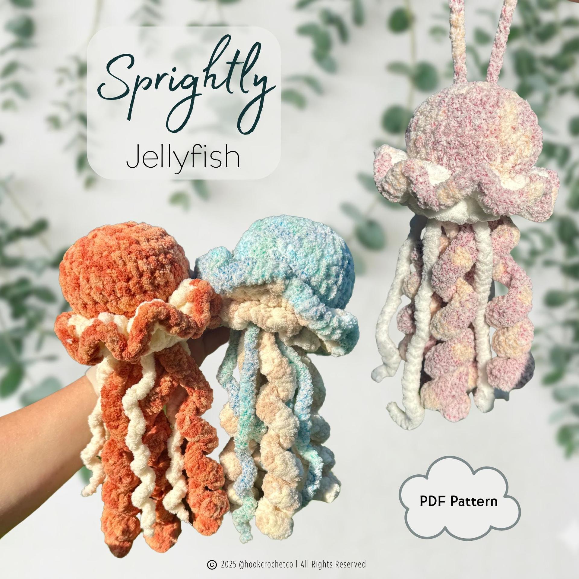 Sprightly Jellyfish Crochet Pattern
