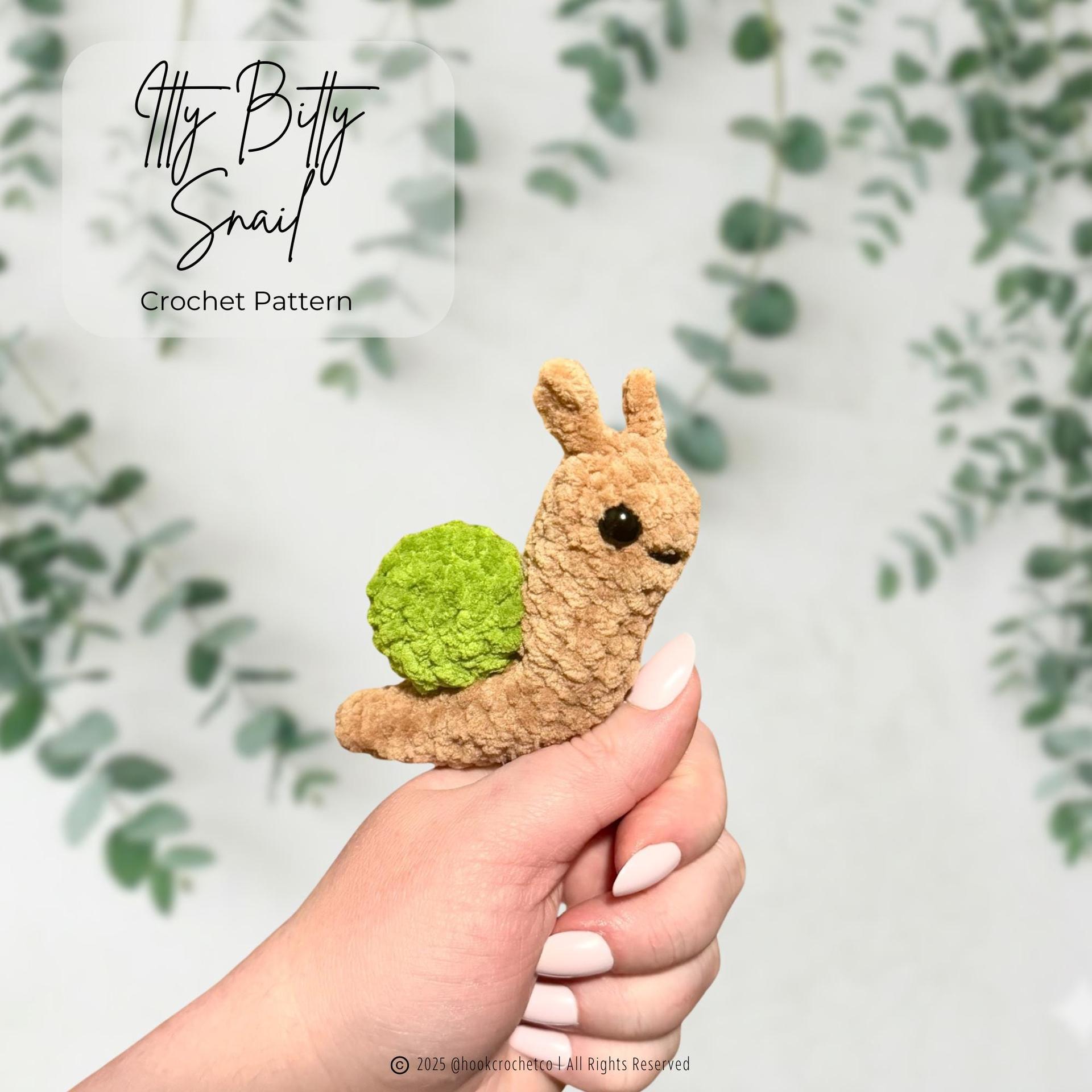 Itty Bitty Snail Crochet Pattern