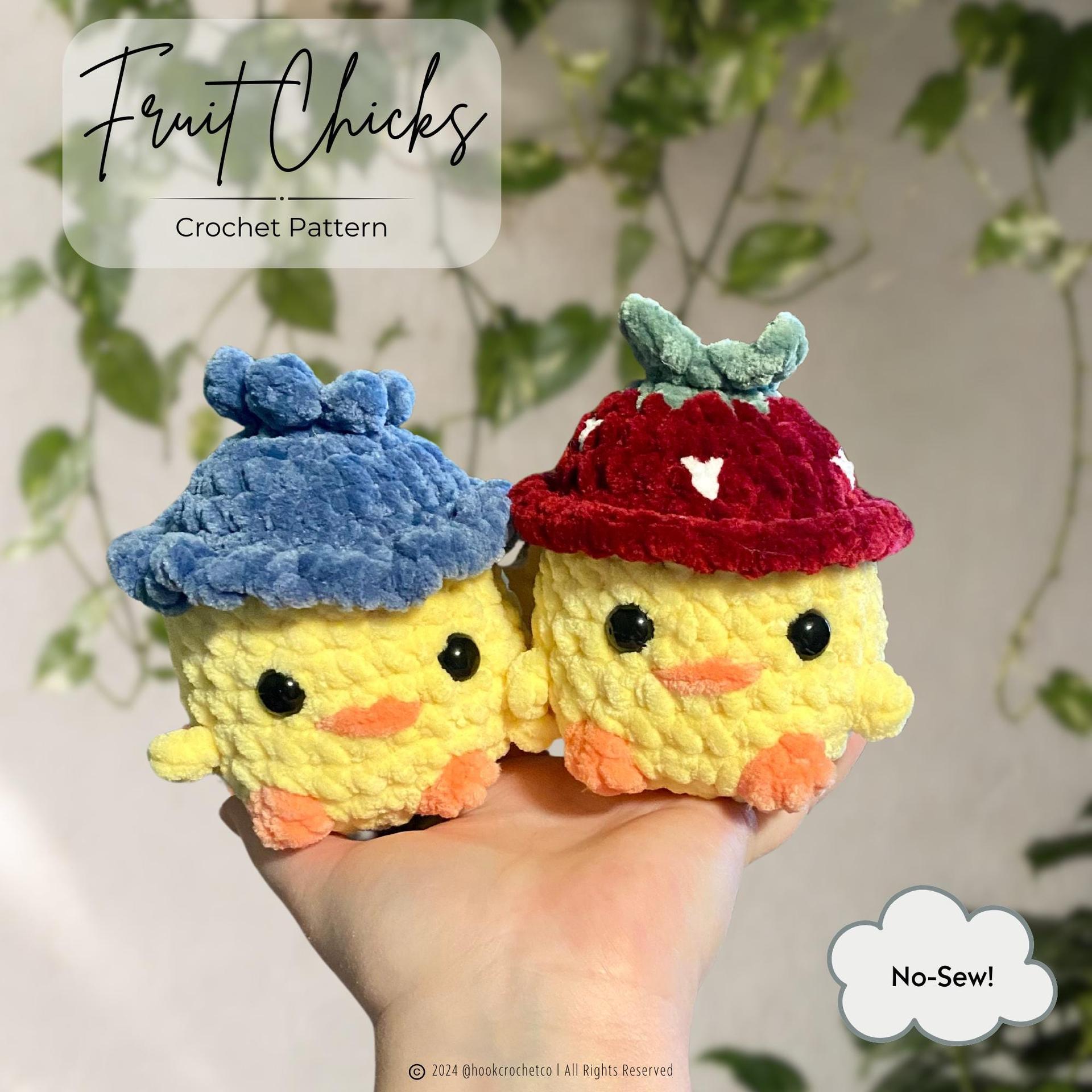 Fruit Chicks Crochet 2-in-1 Pattern