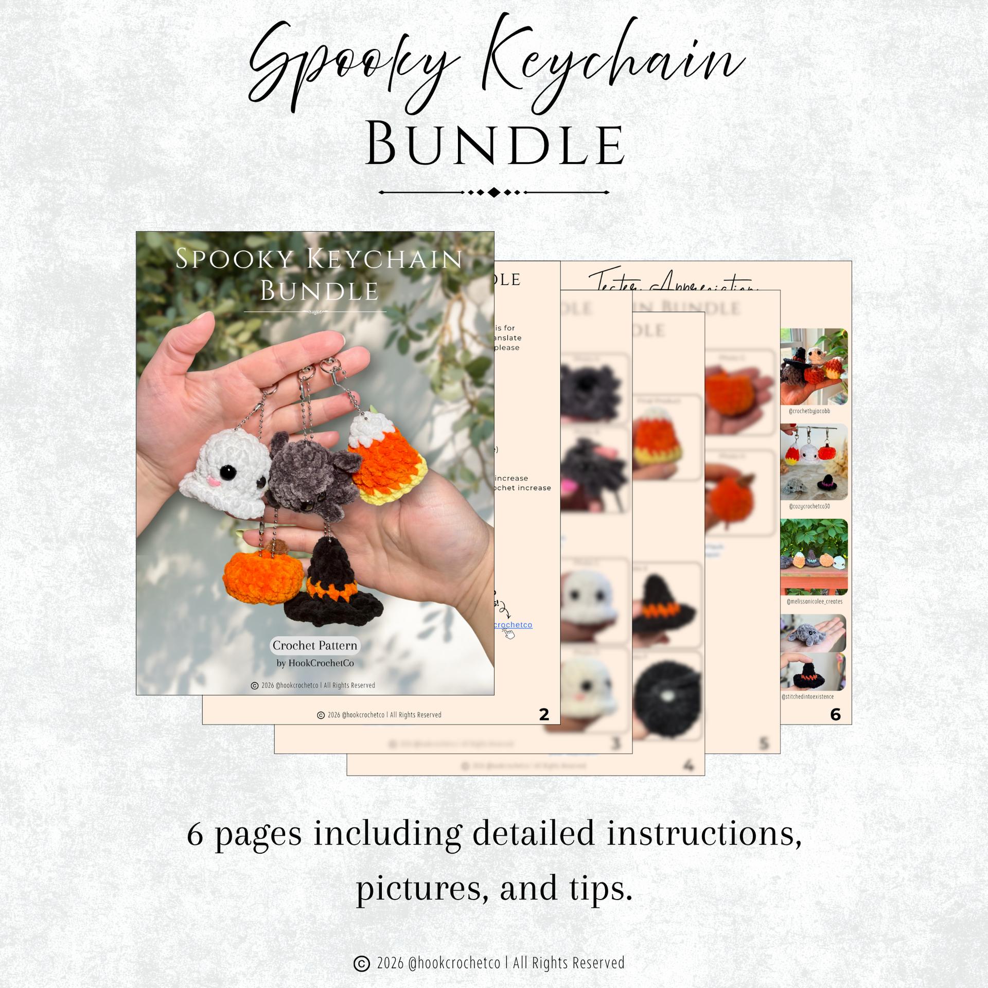 Spooky Keychain Bundle Pattern thumbnail 2