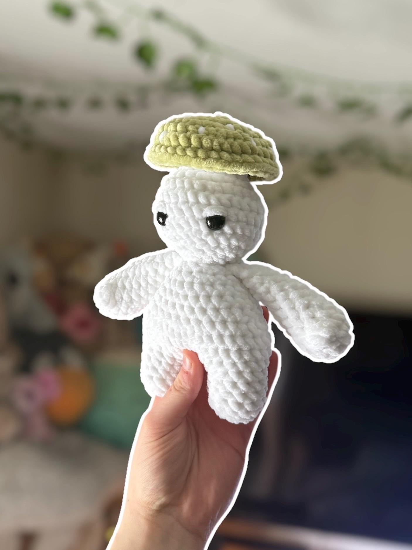 Standing Mushroom Boi Amigurumi Crochet Pattern - Easy Intermediate Crochet (PDF Digital Download) thumbnail 2