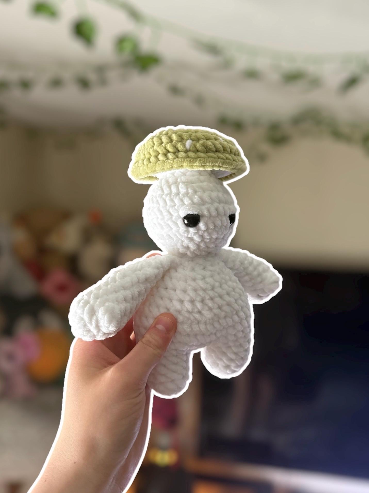 Standing Mushroom Boi Amigurumi Crochet Pattern - Easy Intermediate Crochet (PDF Digital Download) thumbnail 3