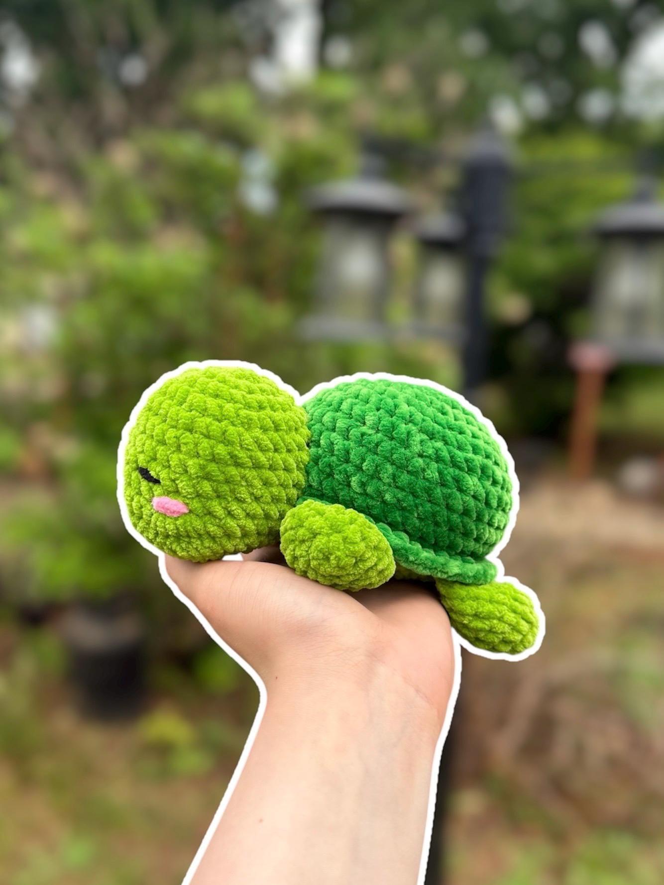Bubbles the Sleepy Turtle Amigurumi Crochet Pattern - Beginner Intermediate Pattern DIY (PDF Digital Download) thumbnail 3