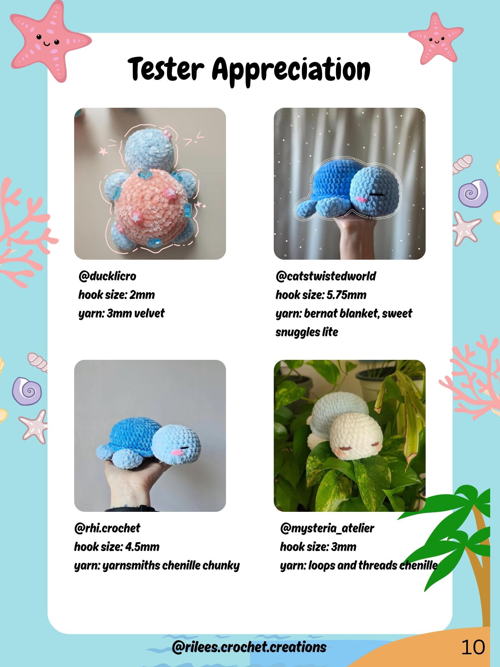 Bubbles the Sleepy Turtle Amigurumi Crochet Pattern - Beginner Intermediate Pattern DIY (PDF Digital Download) thumbnail 6