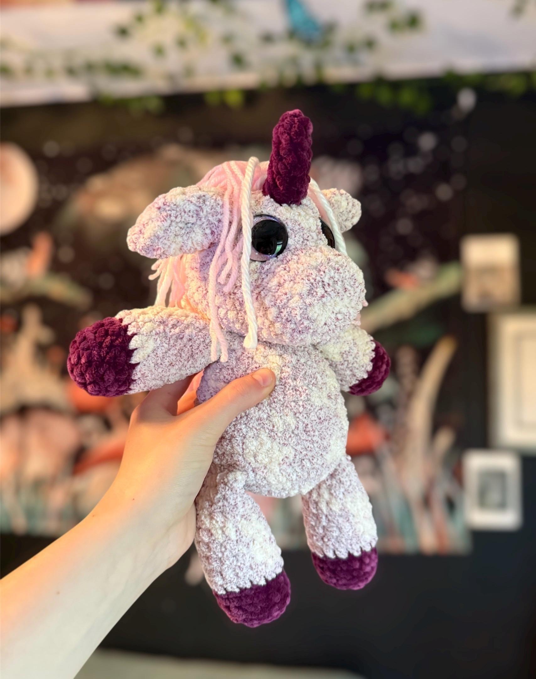 Ursula the Unicorn Amigurumi Crochet Pattern - Easy Intermediate Pattern (PDF Digital Download) thumbnail 4