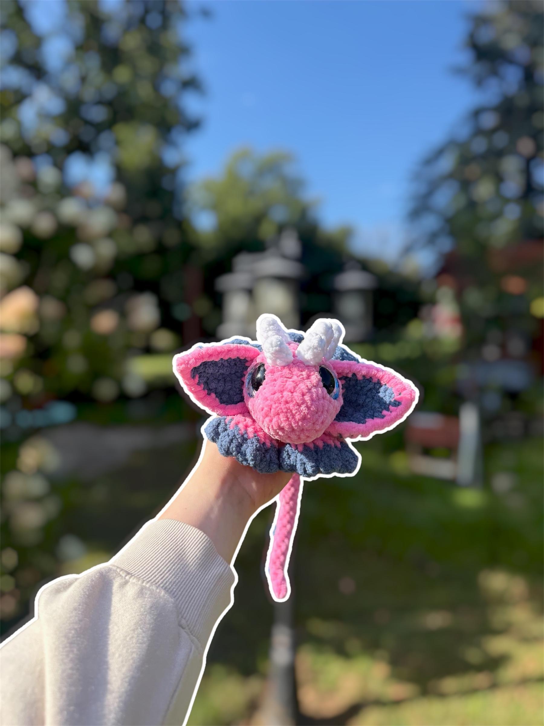 Handmade Crochet Dragon Plushie thumbnail 3