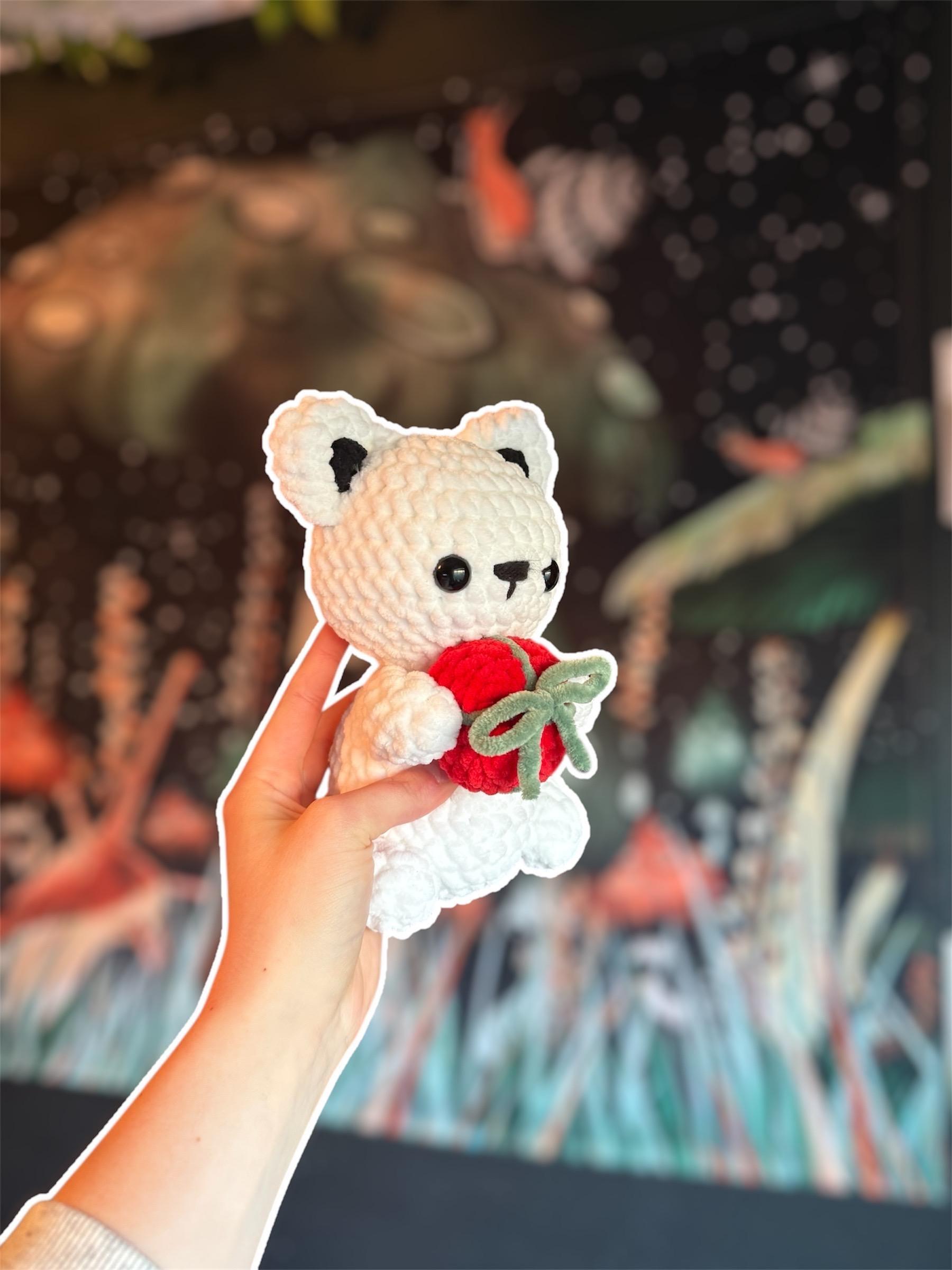 Pierre the Polar Bear Amigurumi Crochet Pattern - Easy Intermediate Pattern (PDF Digital Download) thumbnail 6