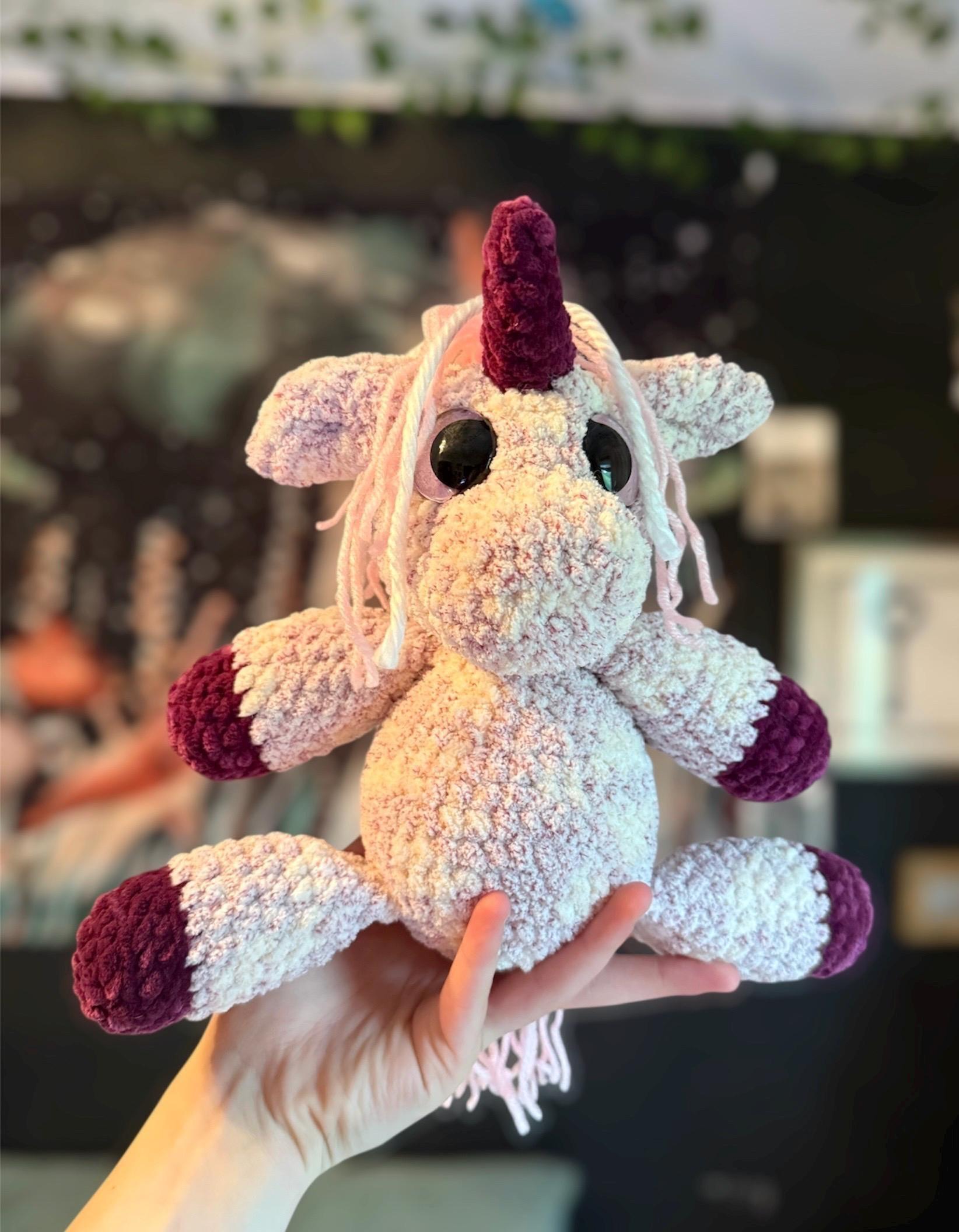 Ursula the Unicorn Amigurumi Crochet Pattern - Easy Intermediate Pattern (PDF Digital Download) thumbnail 2