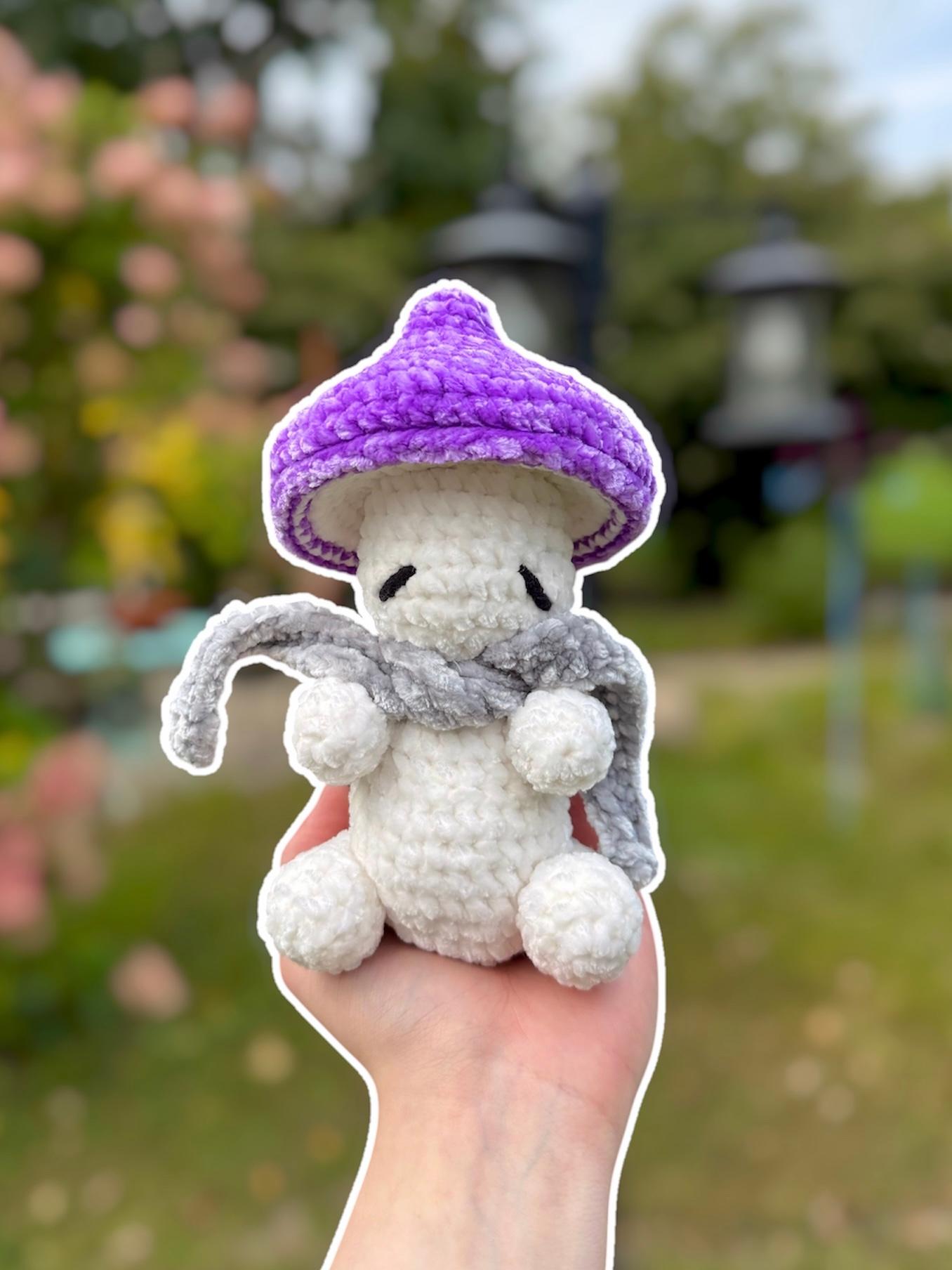 Handmade Crochet Mushroom Plushie