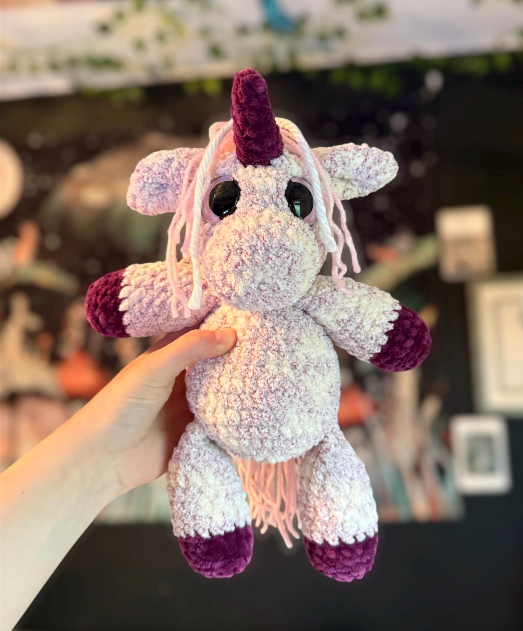 Ursula the Unicorn Amigurumi Crochet Pattern - Easy Intermediate Pattern (PDF Digital Download) thumbnail 3
