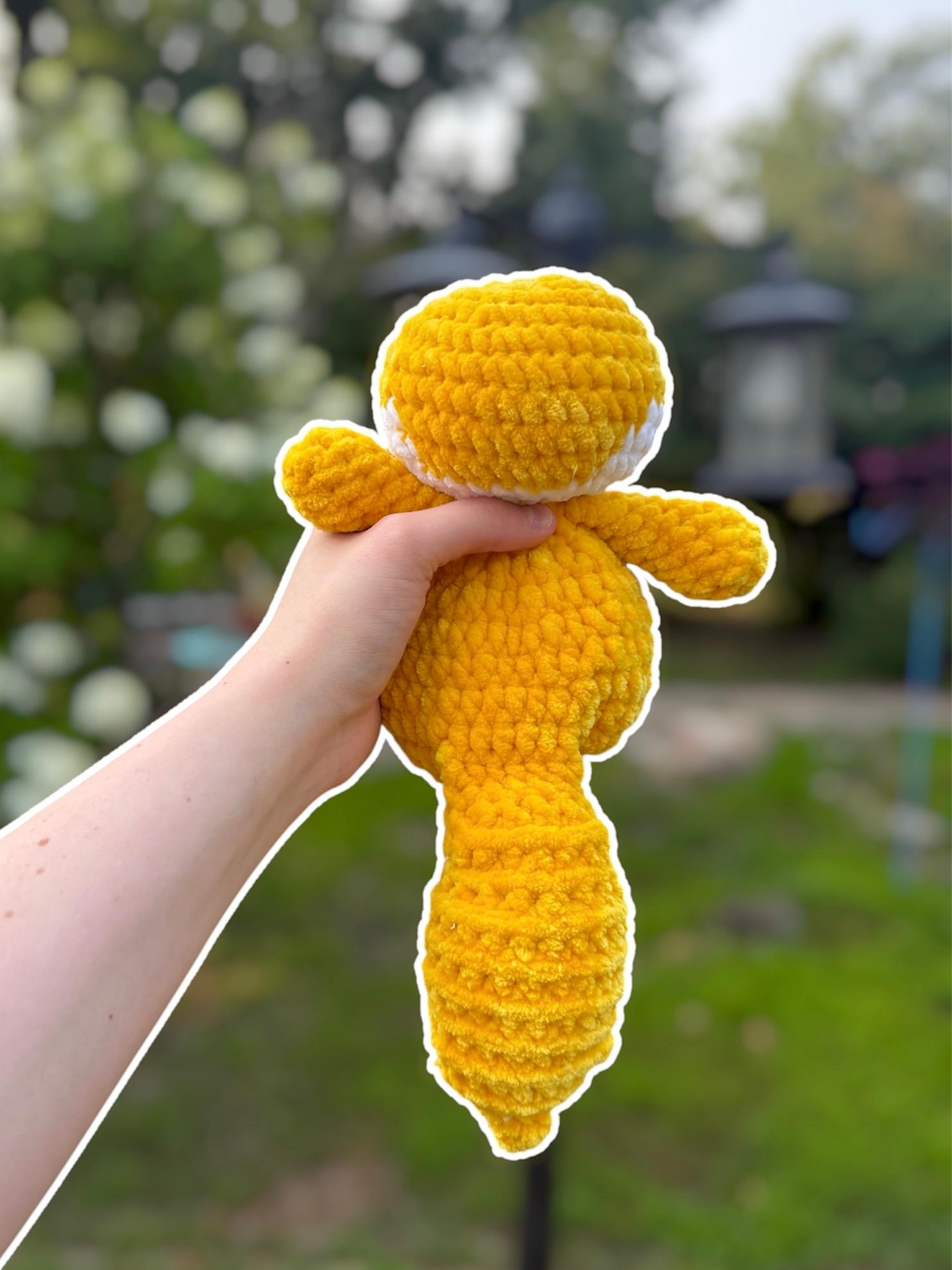 Handmade Crochet Leopard Gecko Plushie - Snuggler thumbnail 5