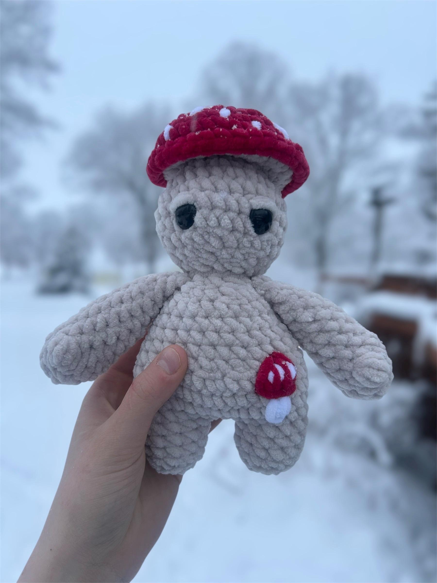 Standing Mushroom Boi Amigurumi Crochet Pattern - Easy Intermediate Crochet (PDF Digital Download) thumbnail 9