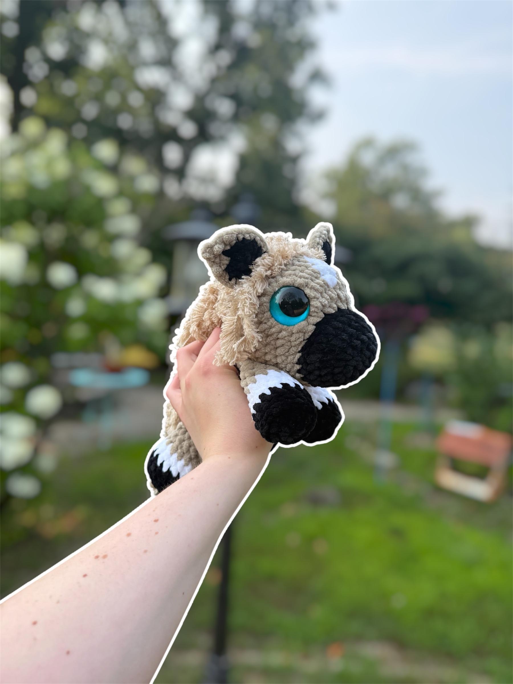 Handmade Crochet Weighted Horse Plushie thumbnail 3