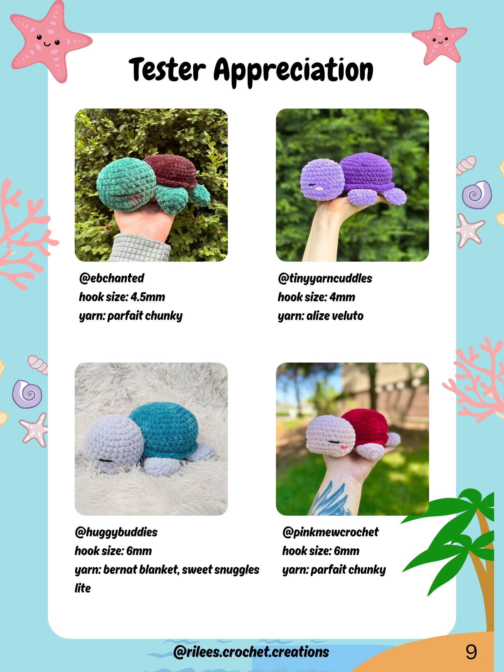 Bubbles the Sleepy Turtle Amigurumi Crochet Pattern - Beginner Intermediate Pattern DIY (PDF Digital Download) thumbnail 7